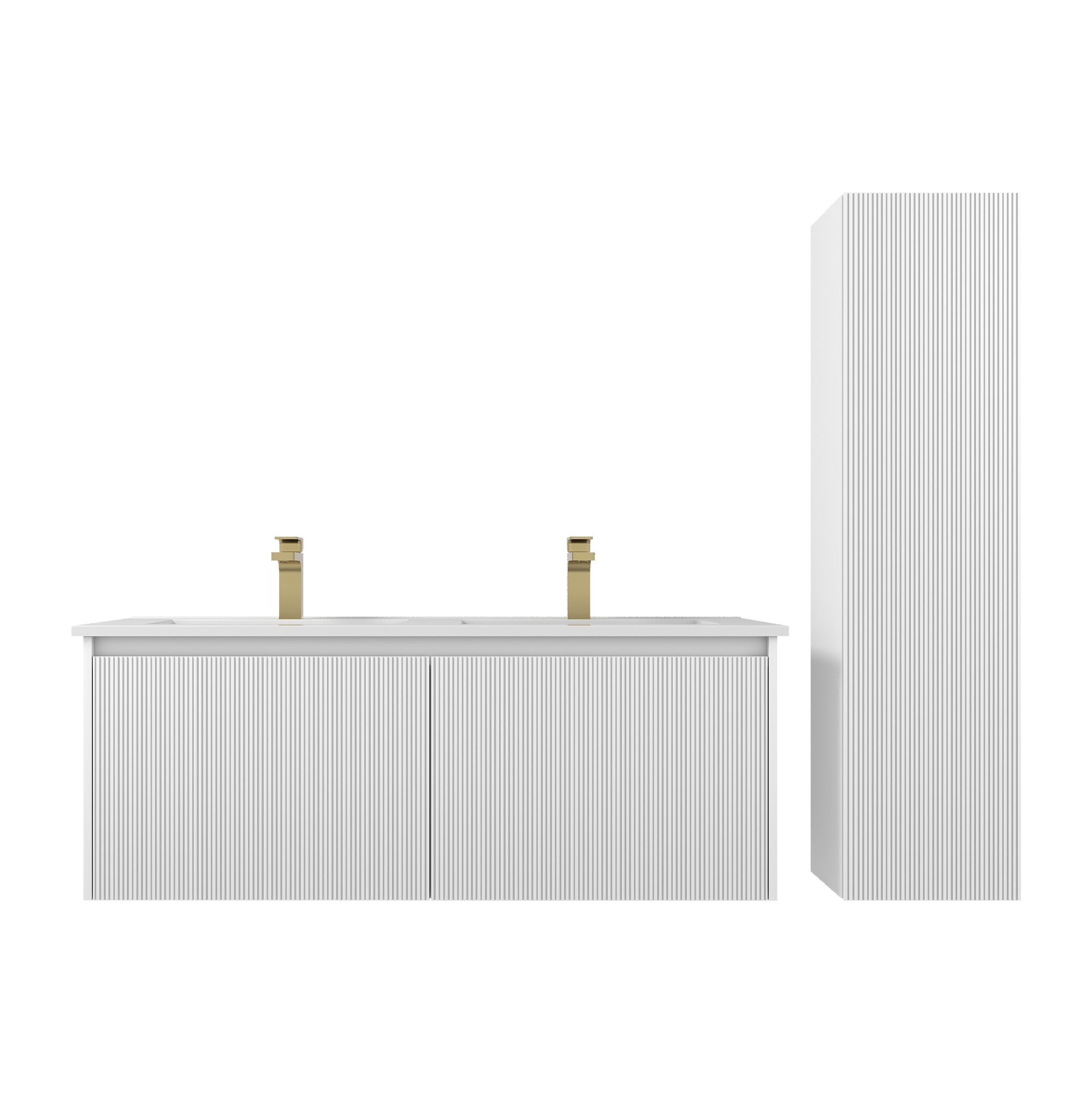 Positano 48'' Double Vanity✔️Base Cabinet Only