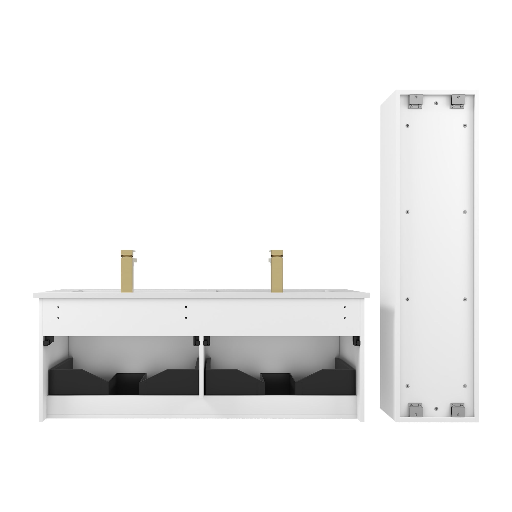 Positano 48'' Double Vanity✔️Base Cabinet Only