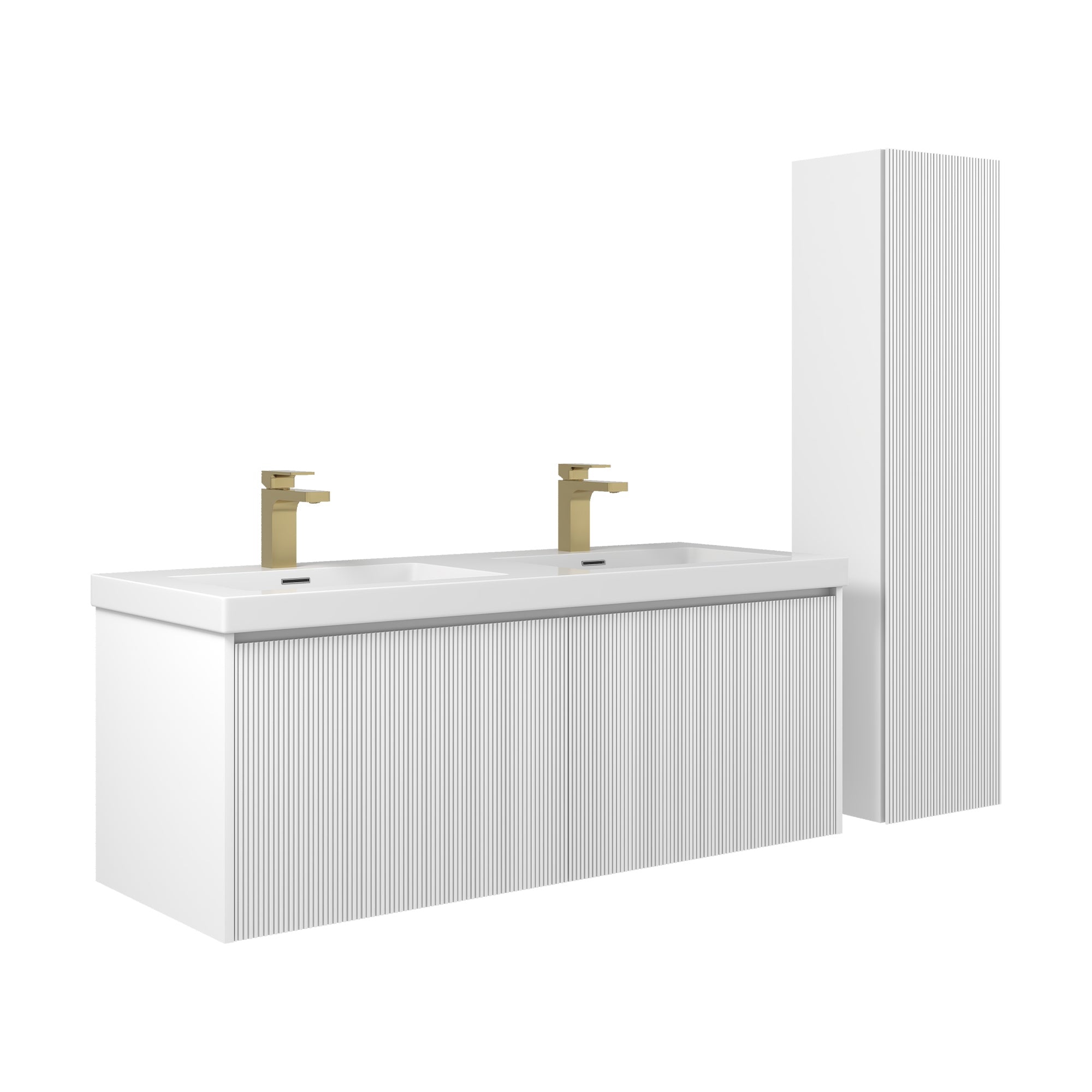 Positano 48'' Double Vanity✔️Base Cabinet Only