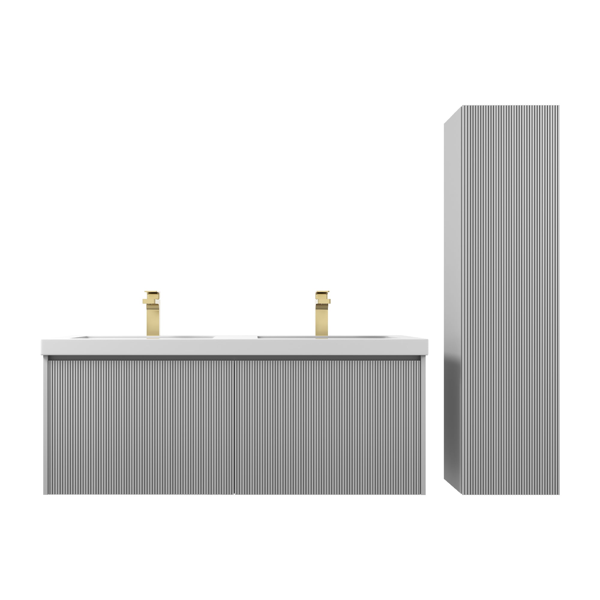 Positano 48'' Double Vanity✔️Base Cabinet Only