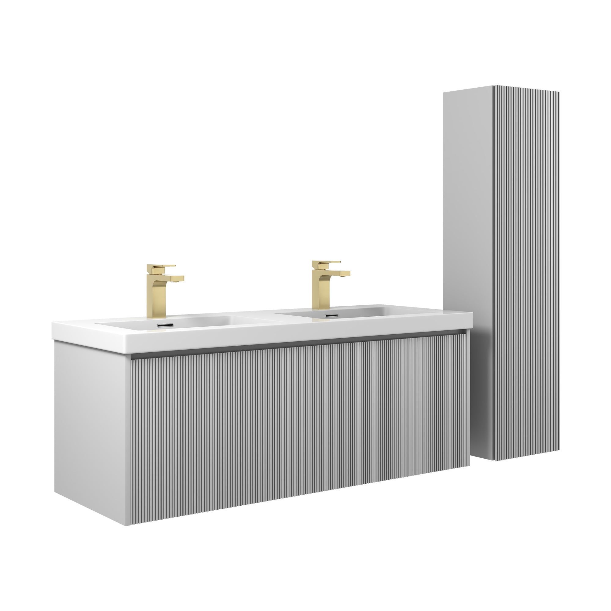 Positano 48'' Double Vanity✔️Base Cabinet Only