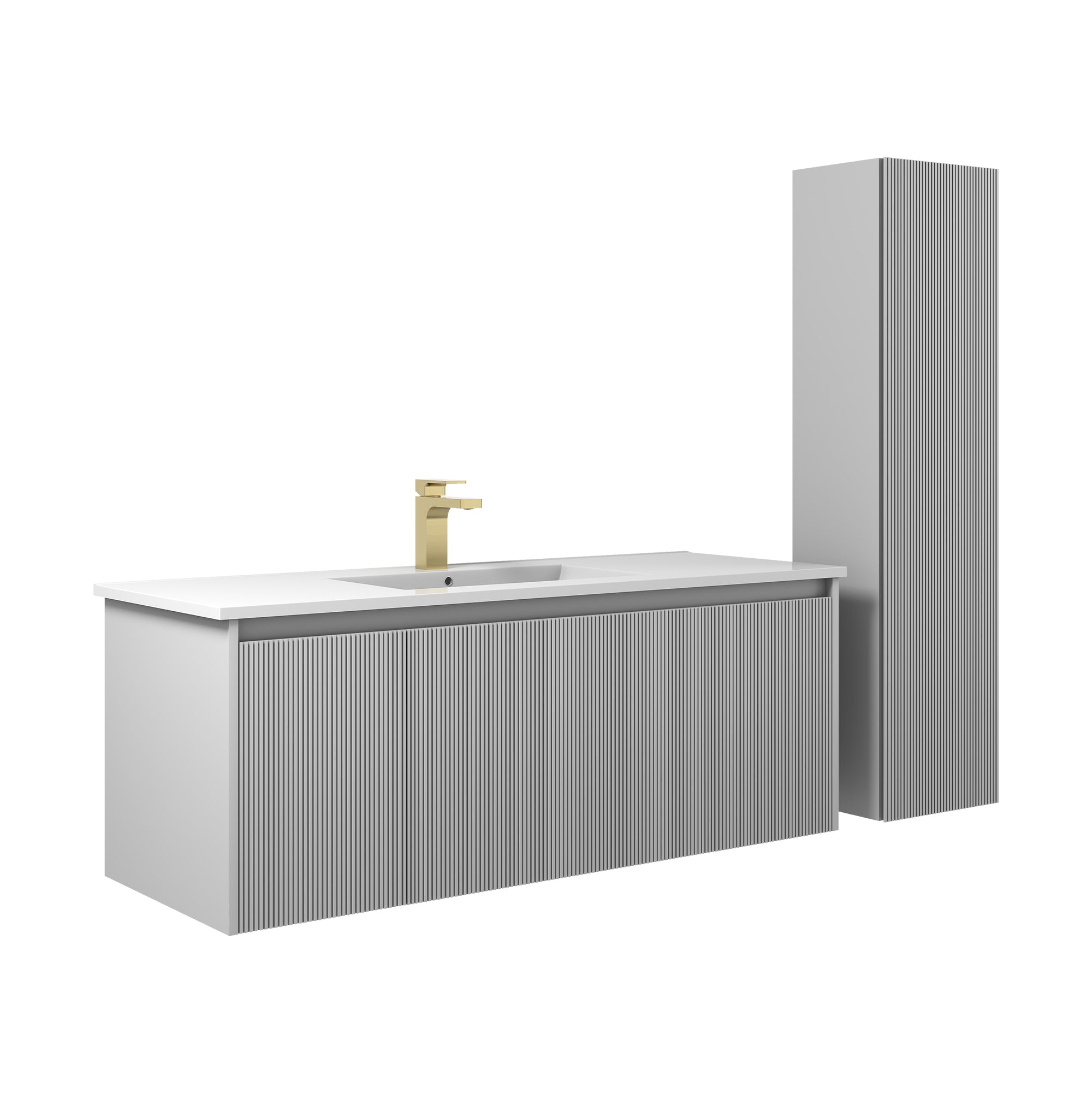 Positano 48'' Single Vanity ✔️Base Cabinet Only