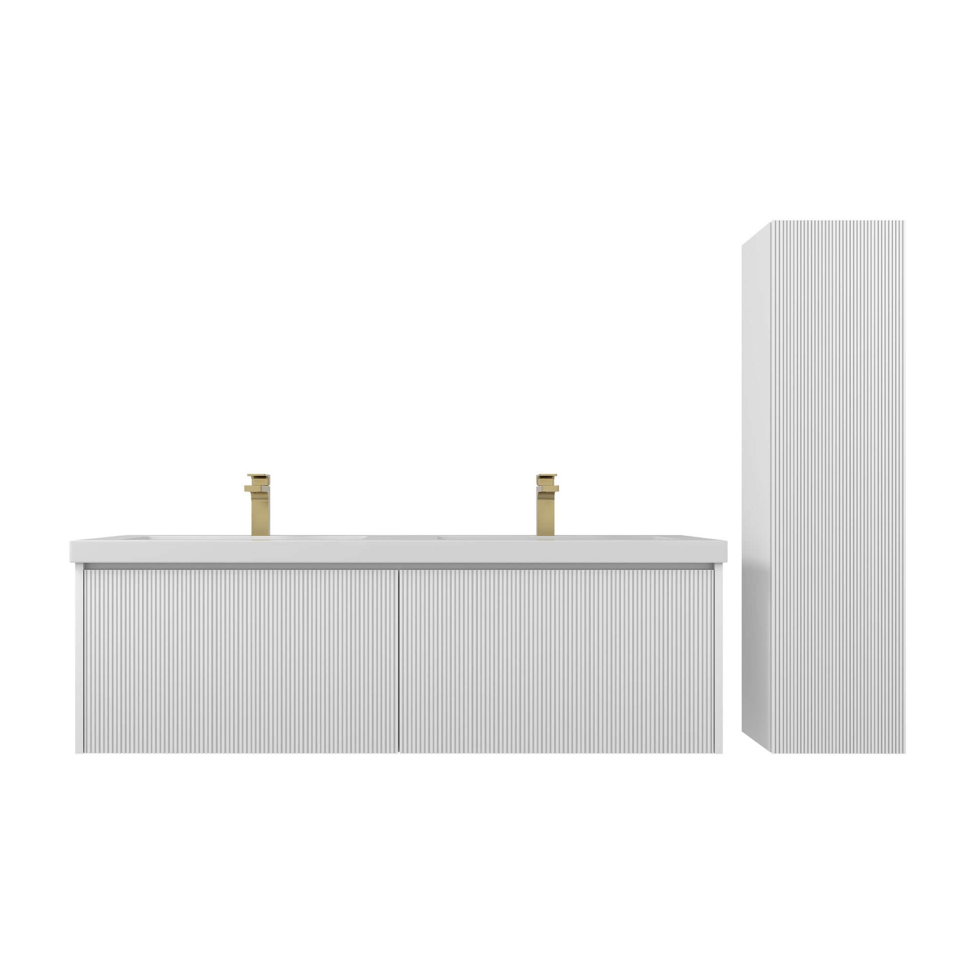 Positano 60'' Double Vanity✔️Base Cabinet Only