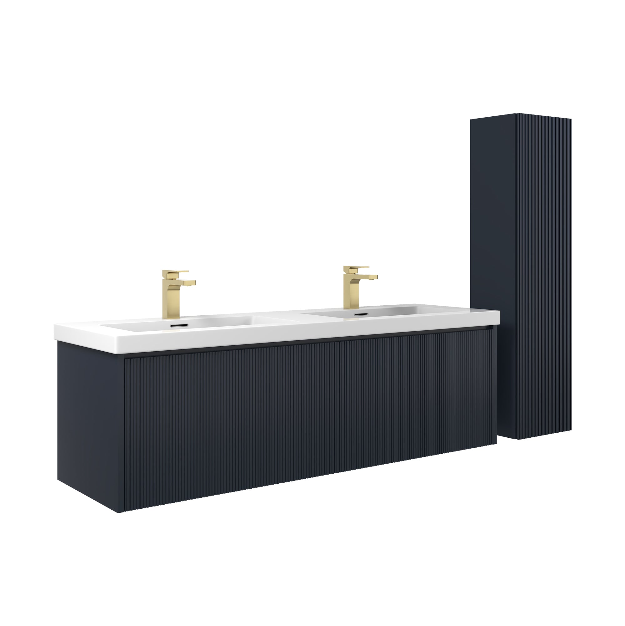 Positano 60'' Double Vanity✔️Base Cabinet Only