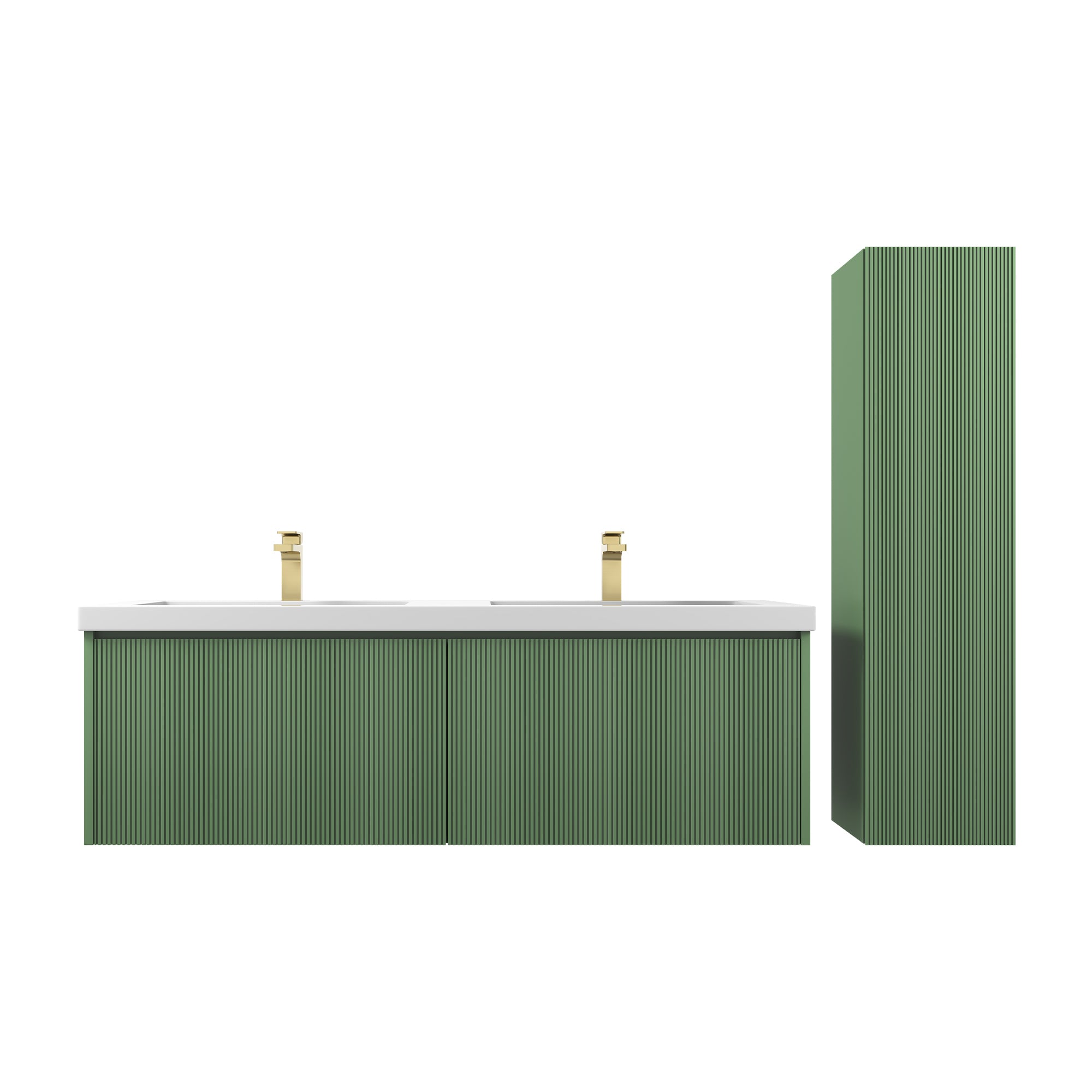 Positano 60'' Double Vanity✔️Base Cabinet Only
