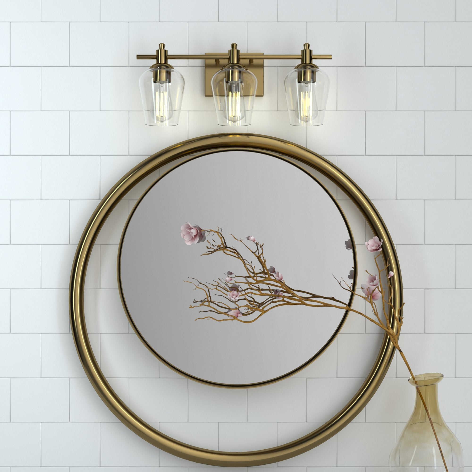 21Inch 3-Light Dimmable LED Vanity Light WL0001