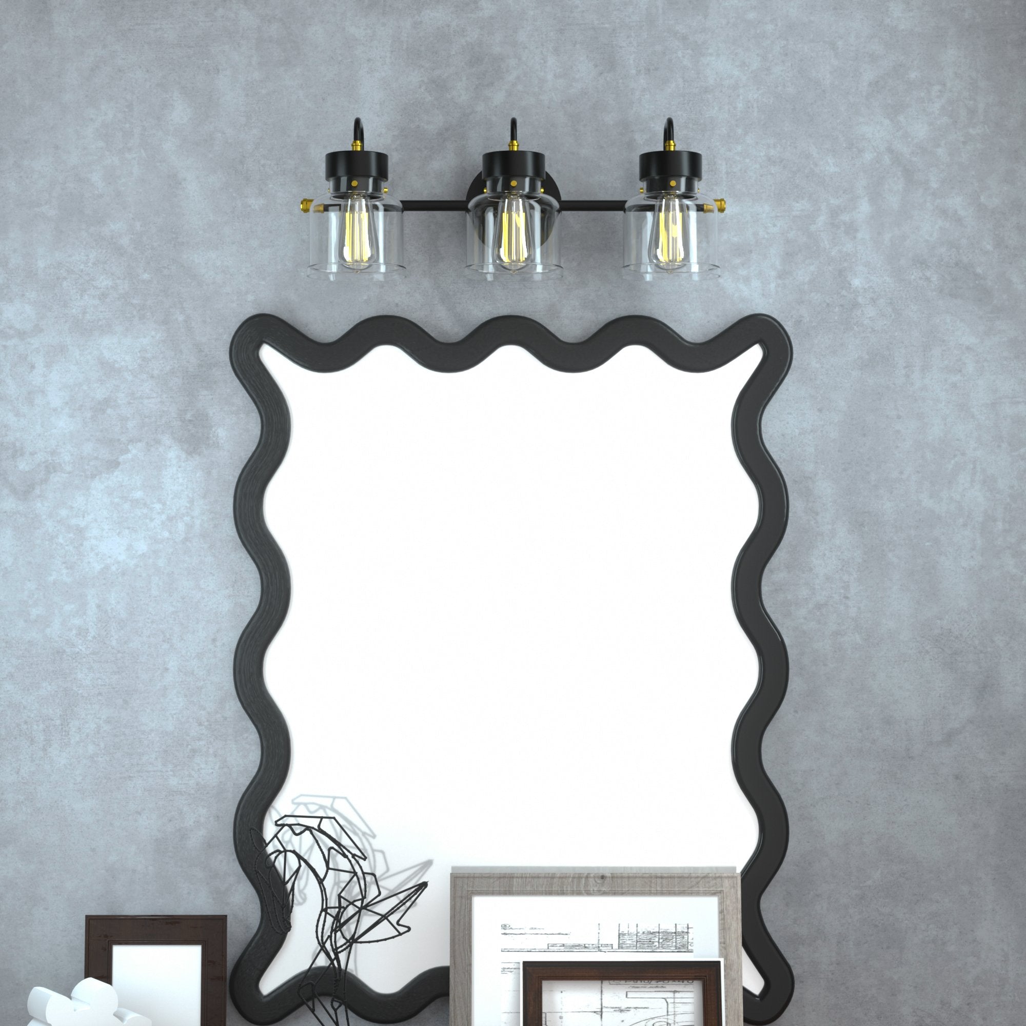 24Inch 3-Light Dimmable LED Vanity Light  WL0006