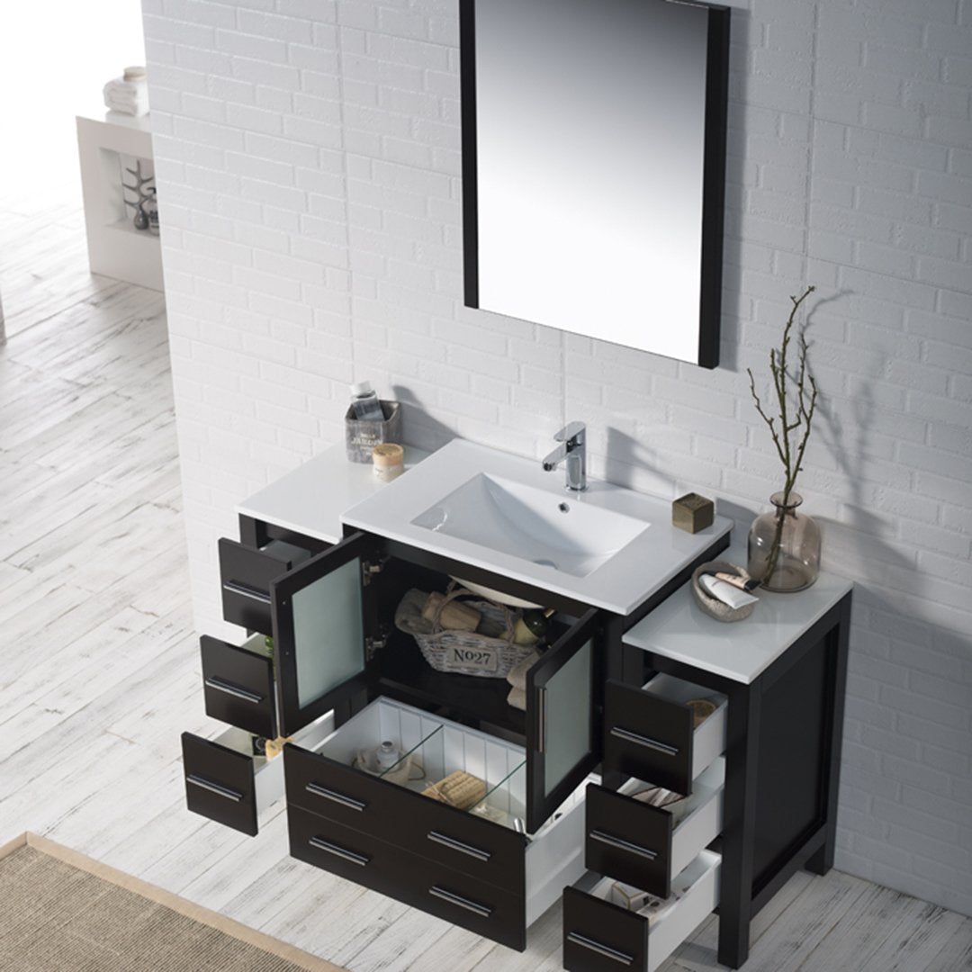 Sydney 54 Inch Vanity with Side Cabinet