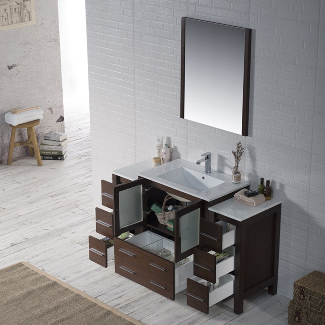 Sydney 54 Inch Vanity with Side Cabinet