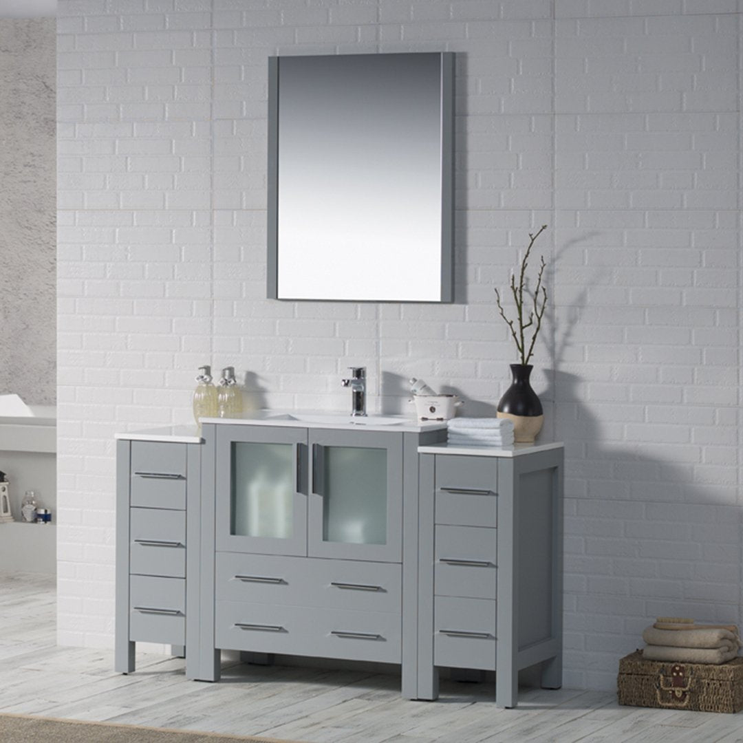 Sydney 54 Inch Vanity with Side Cabinet