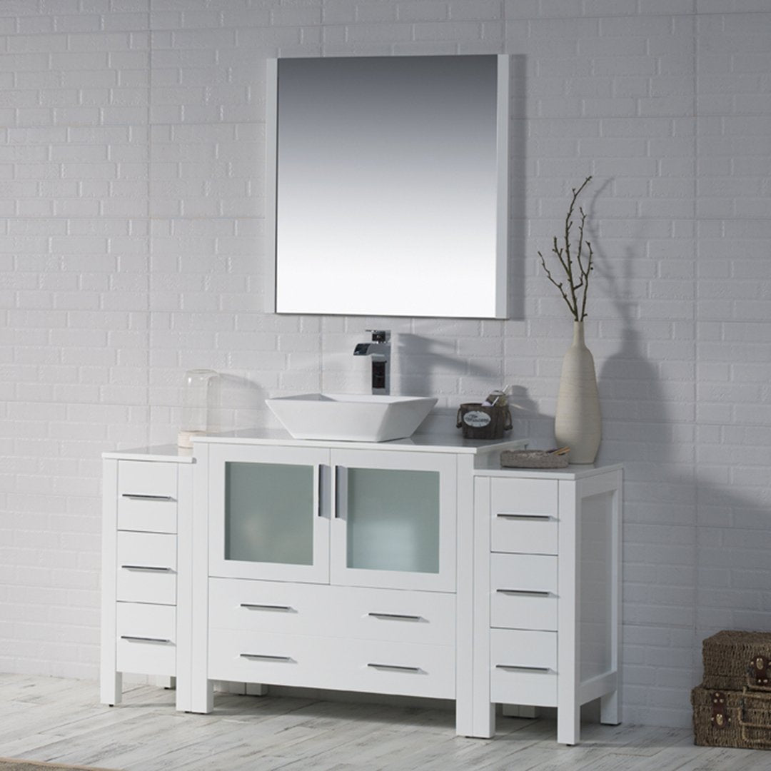 Sydney 60 Inch Vanity with Side Cabinet