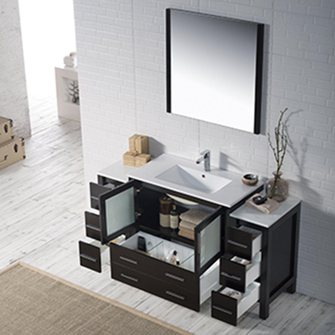 Sydney 60 Inch Vanity with Side Cabinet