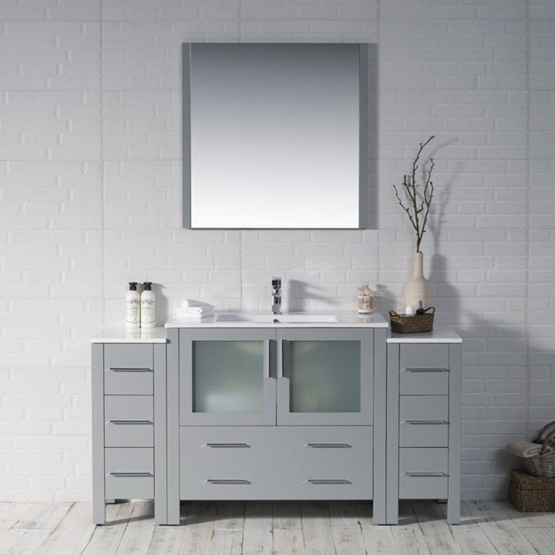 Sydney 60 Inch Vanity with Side Cabinet