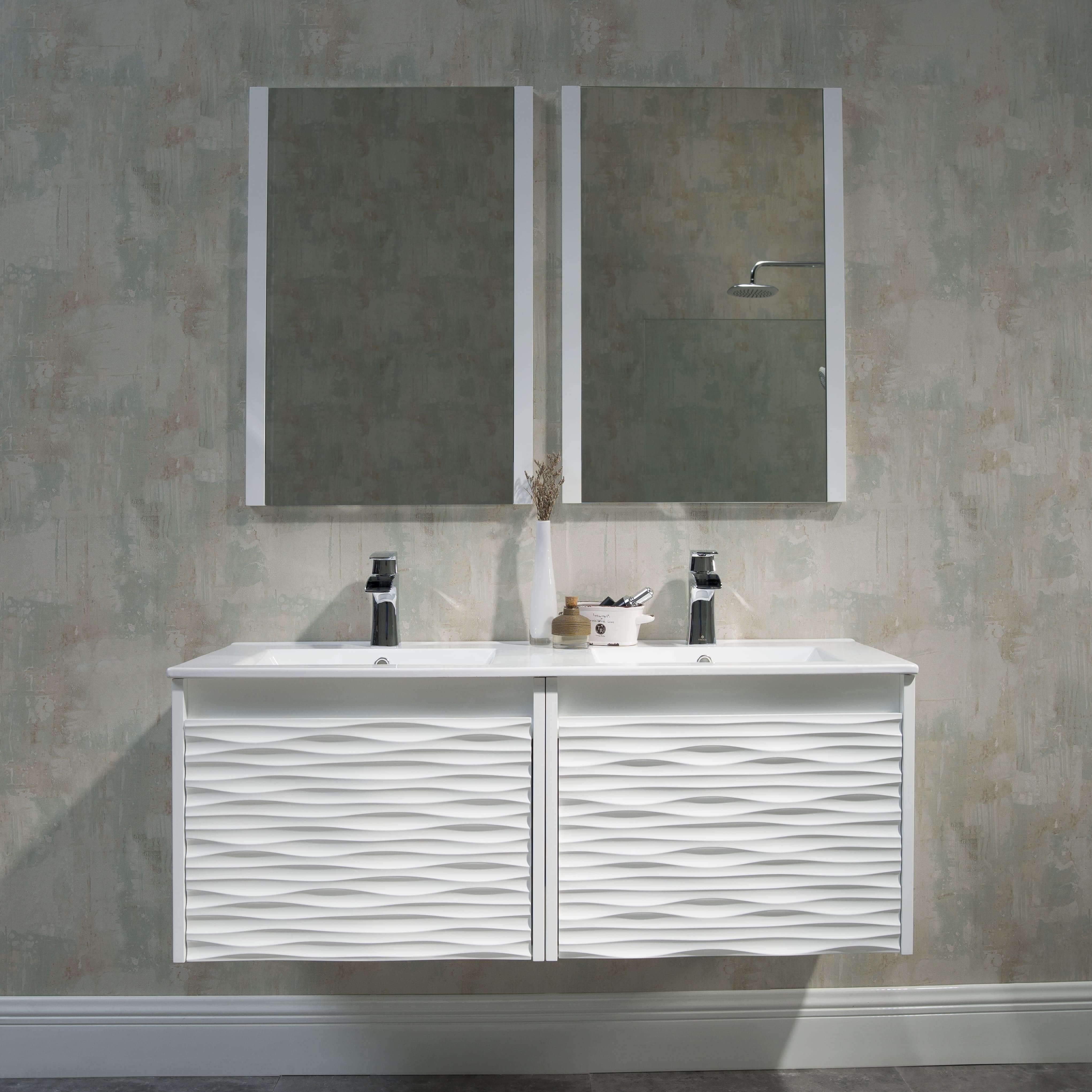 Paris 48 Inch Vanity – Glossy White - ezkitchenbath