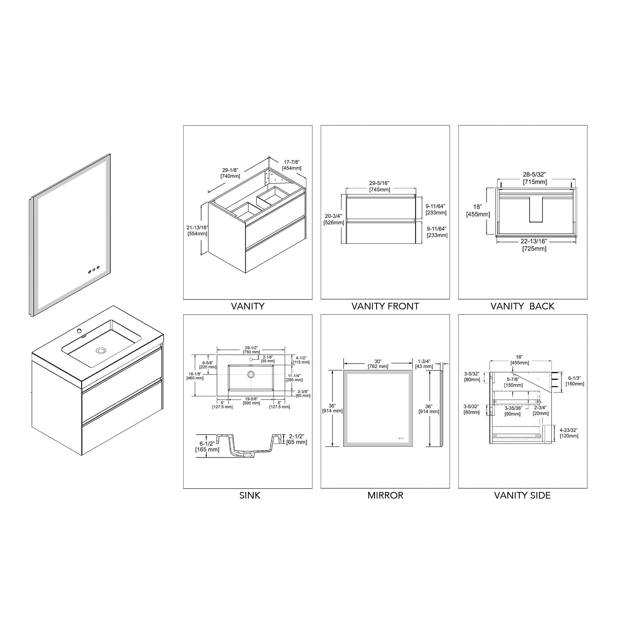 Berlin – 30 Inch Vanity - ezkitchenbath