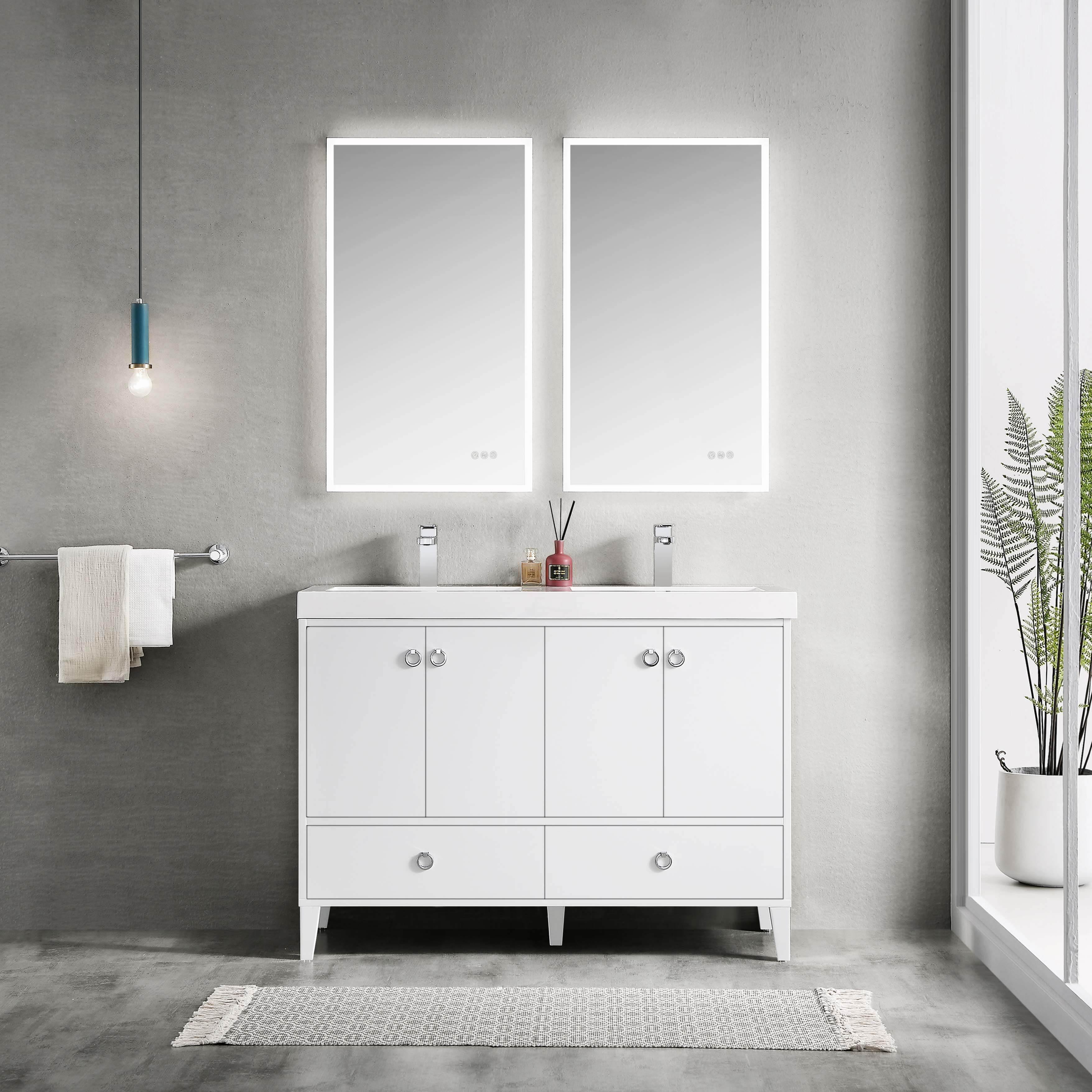 Lyon 48 Inch Vanity – Double Sinks - ezkitchenbath