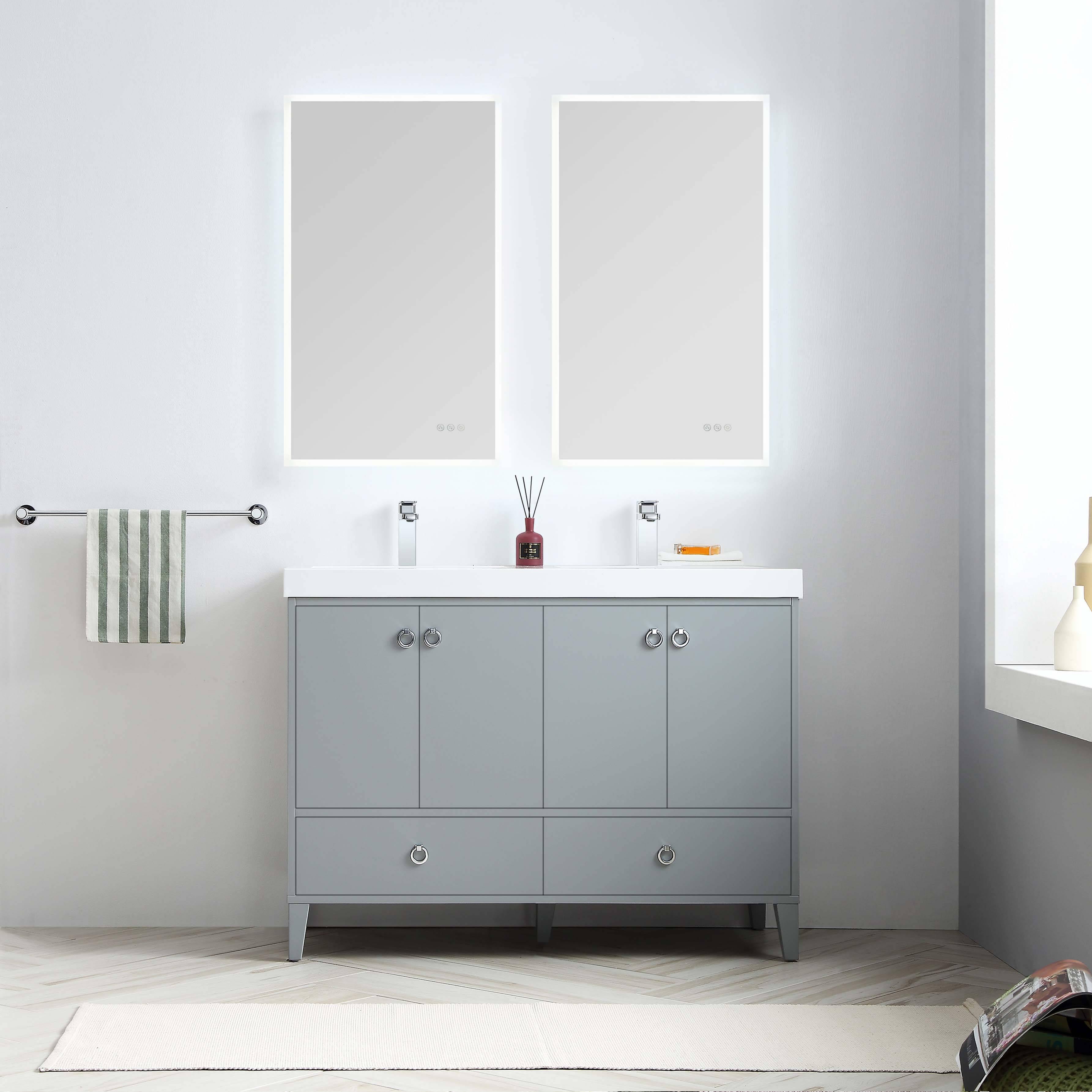 Lyon 48 Inch Vanity – Double Sinks - ezkitchenbath