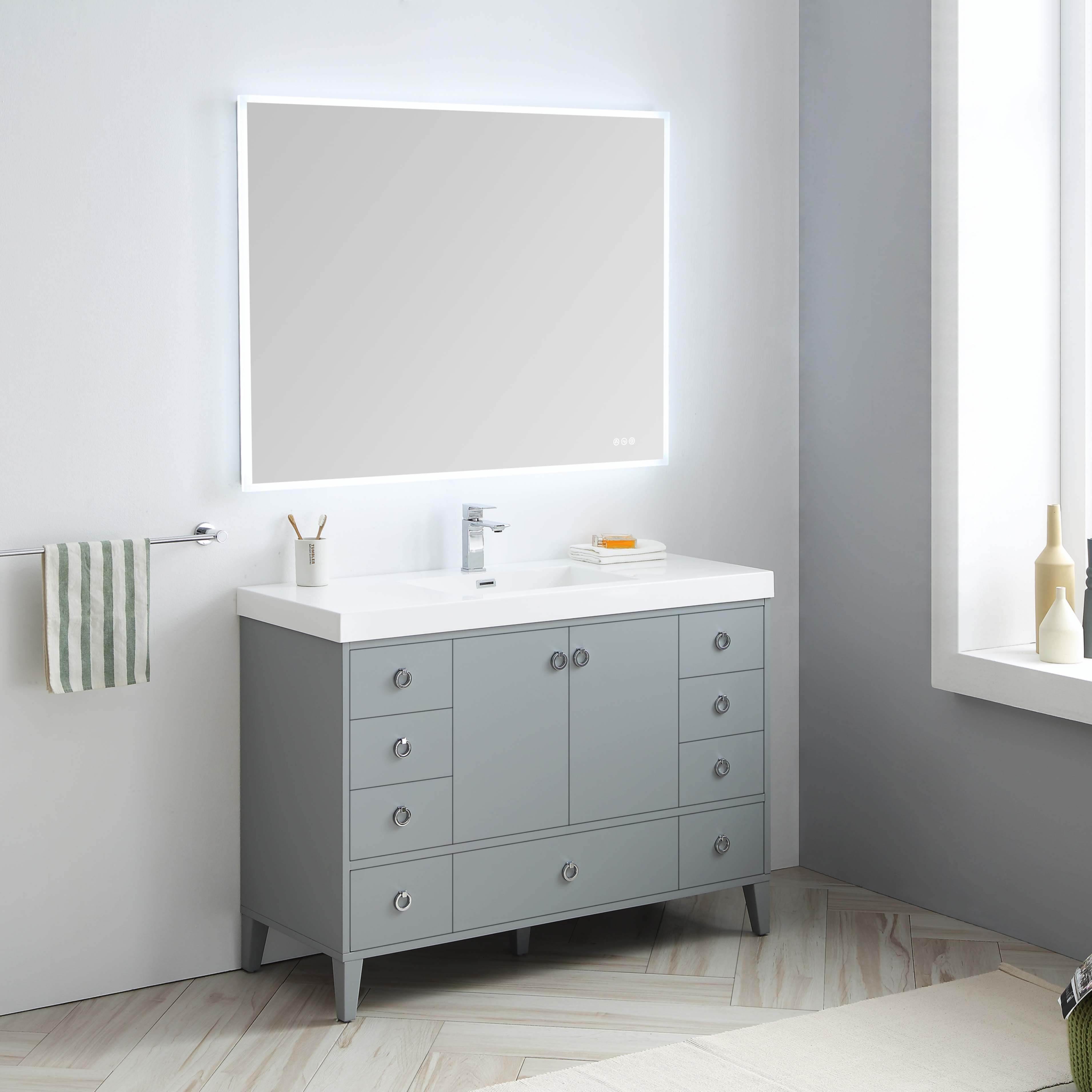 Lyon 48 Inch Vanity – Single Sink - ezkitchenbath