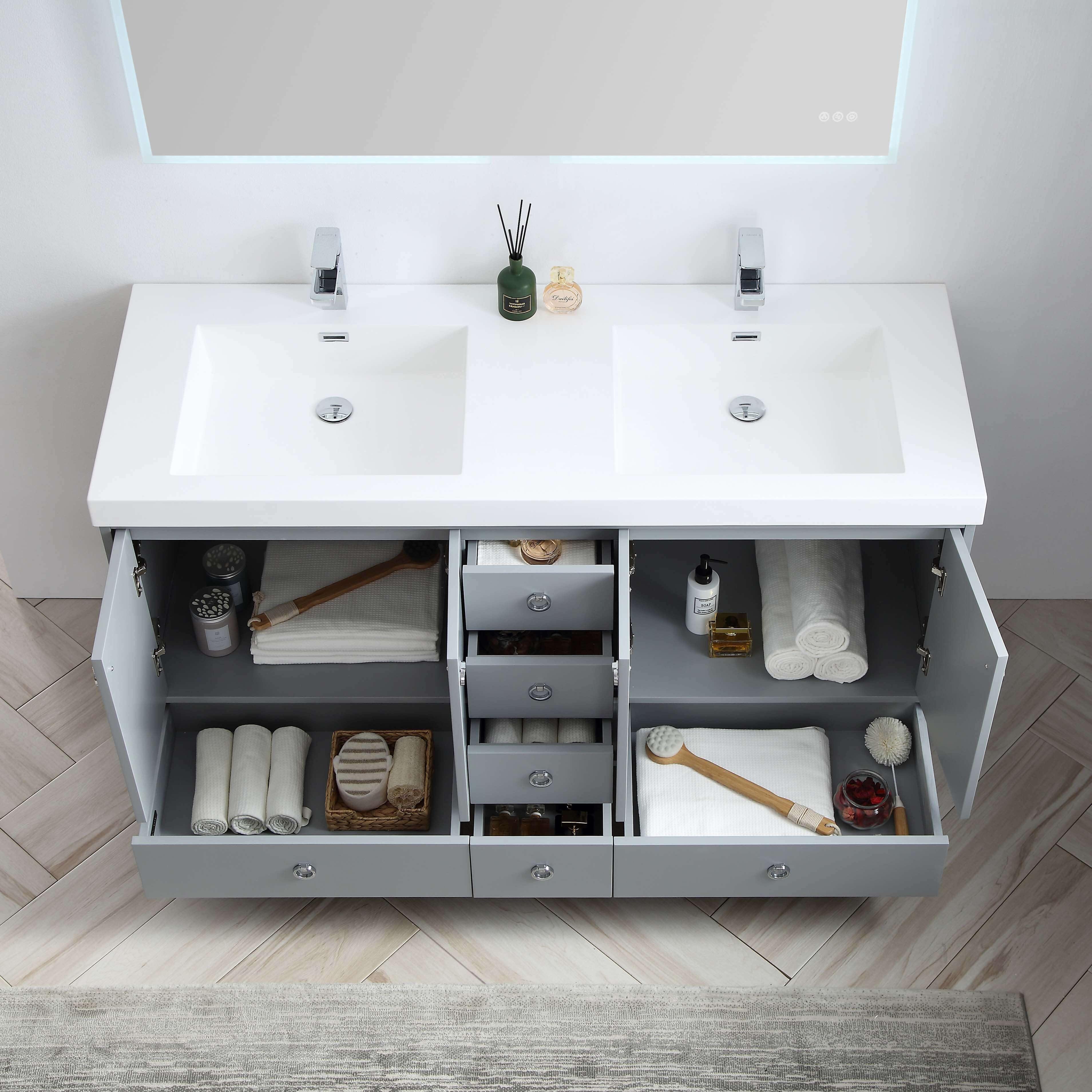 Lyon 60 Inch Vanity - ezkitchenbath