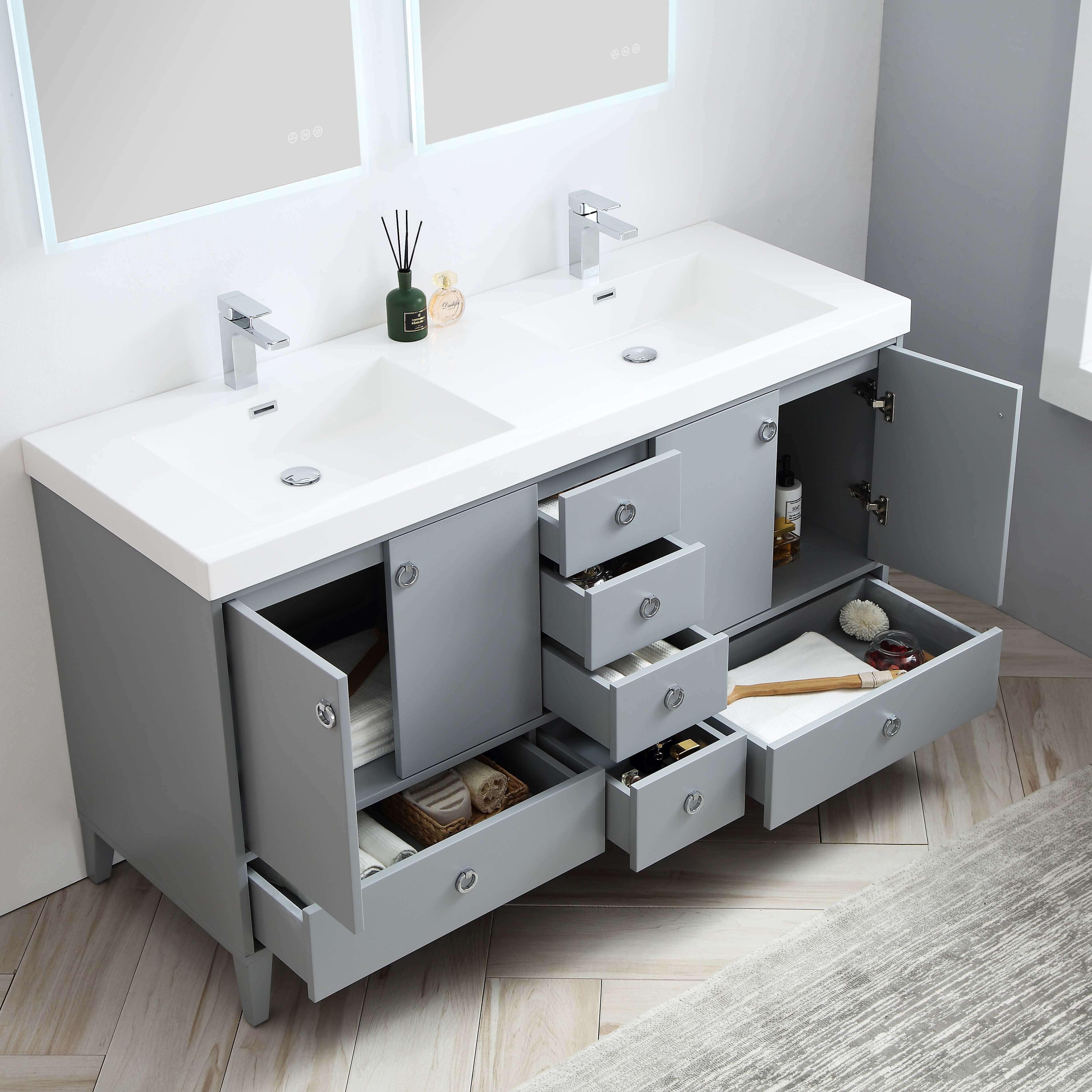 Lyon 60 Inch Vanity - ezkitchenbath