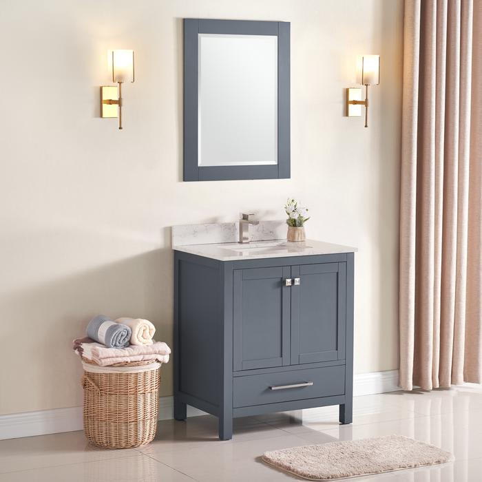 1901 Series 30" Bathroom Vanity Cabinet Set