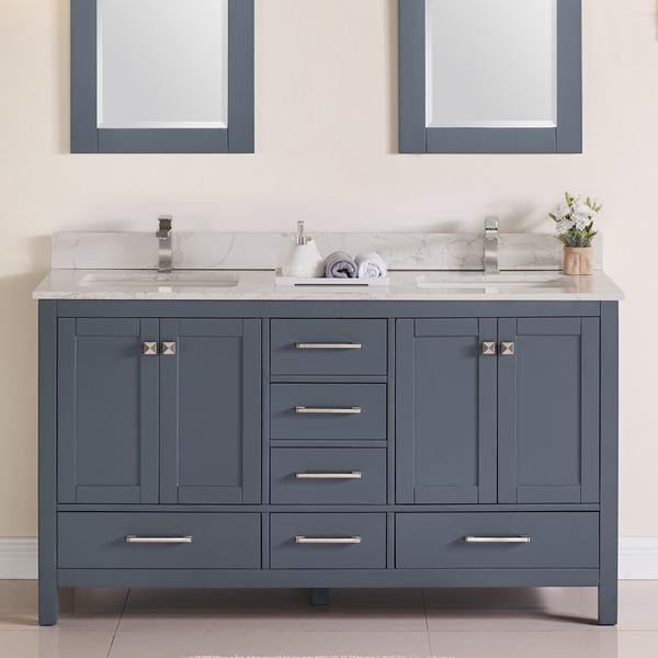 1901 Series 60'' Bathroom Vanity Cabinet Set