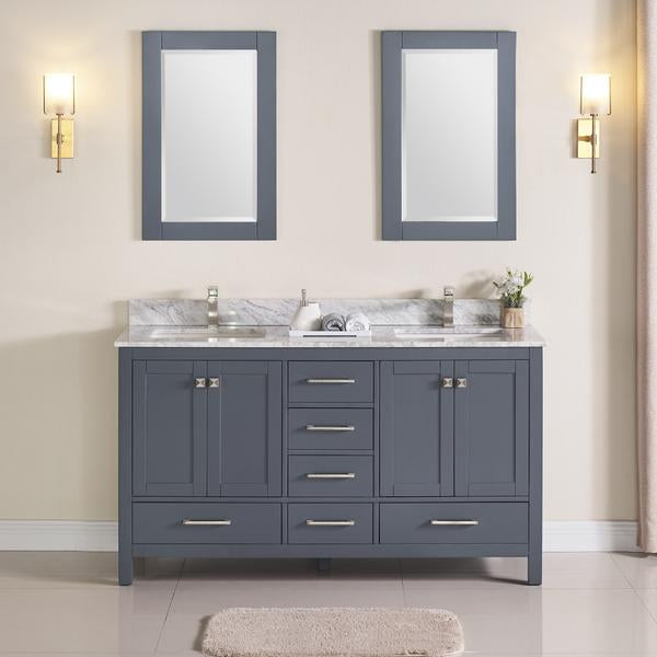 1901 Series 60'' Bathroom Vanity Cabinet Set