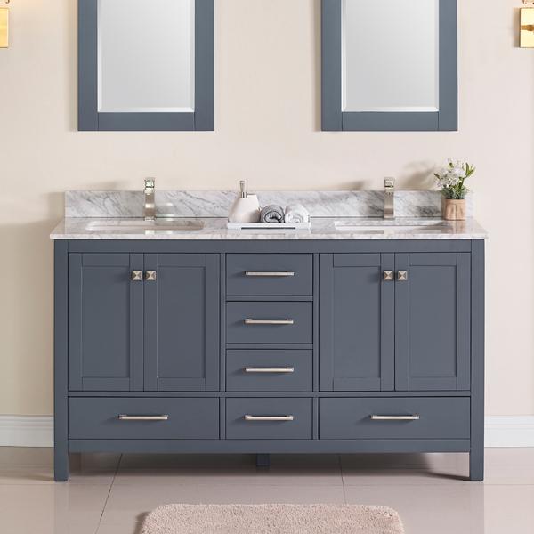 1901 Series 60'' Bathroom Vanity Cabinet Set