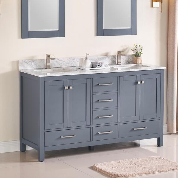 1901 Series 60'' Bathroom Vanity Cabinet Set