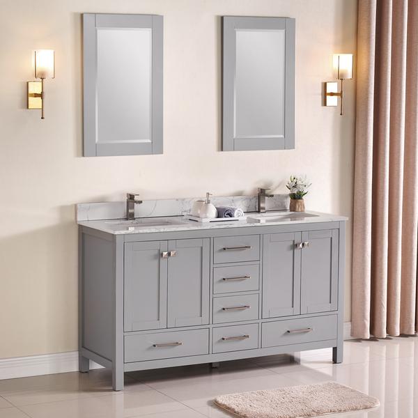 1901 Series 60'' Bathroom Vanity Cabinet Set