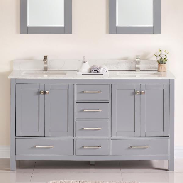 1901 Series 60'' Bathroom Vanity Cabinet Set