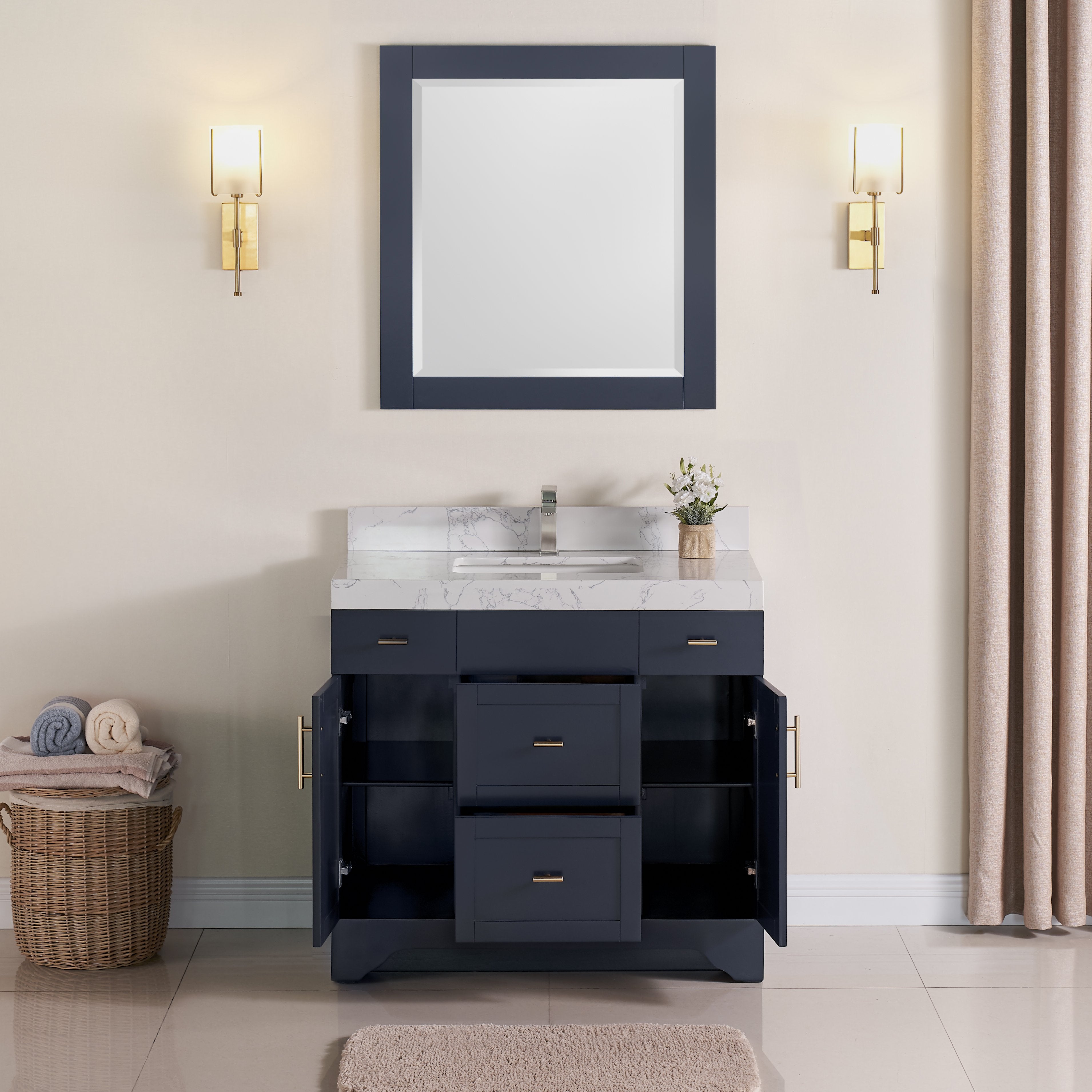 1905 Series 36in Bathroom Vanity Cabinet Set