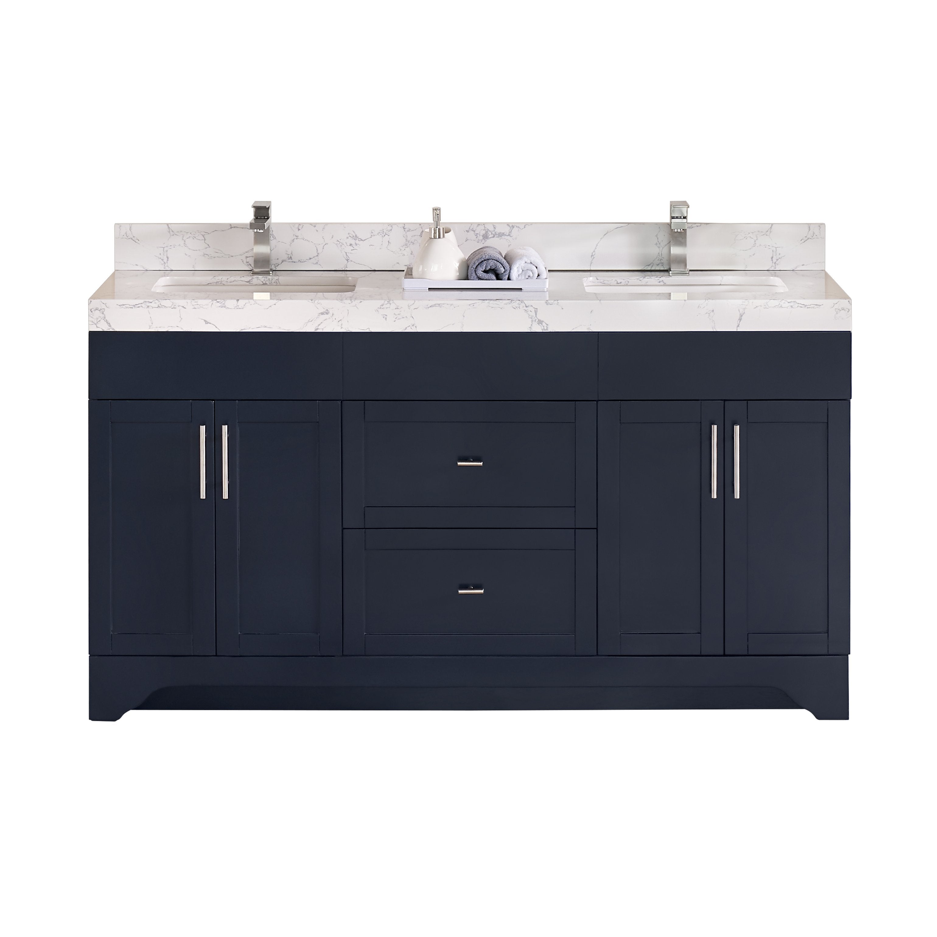 1905 Series 60Inch Bathroom Vanity Cabinet Set