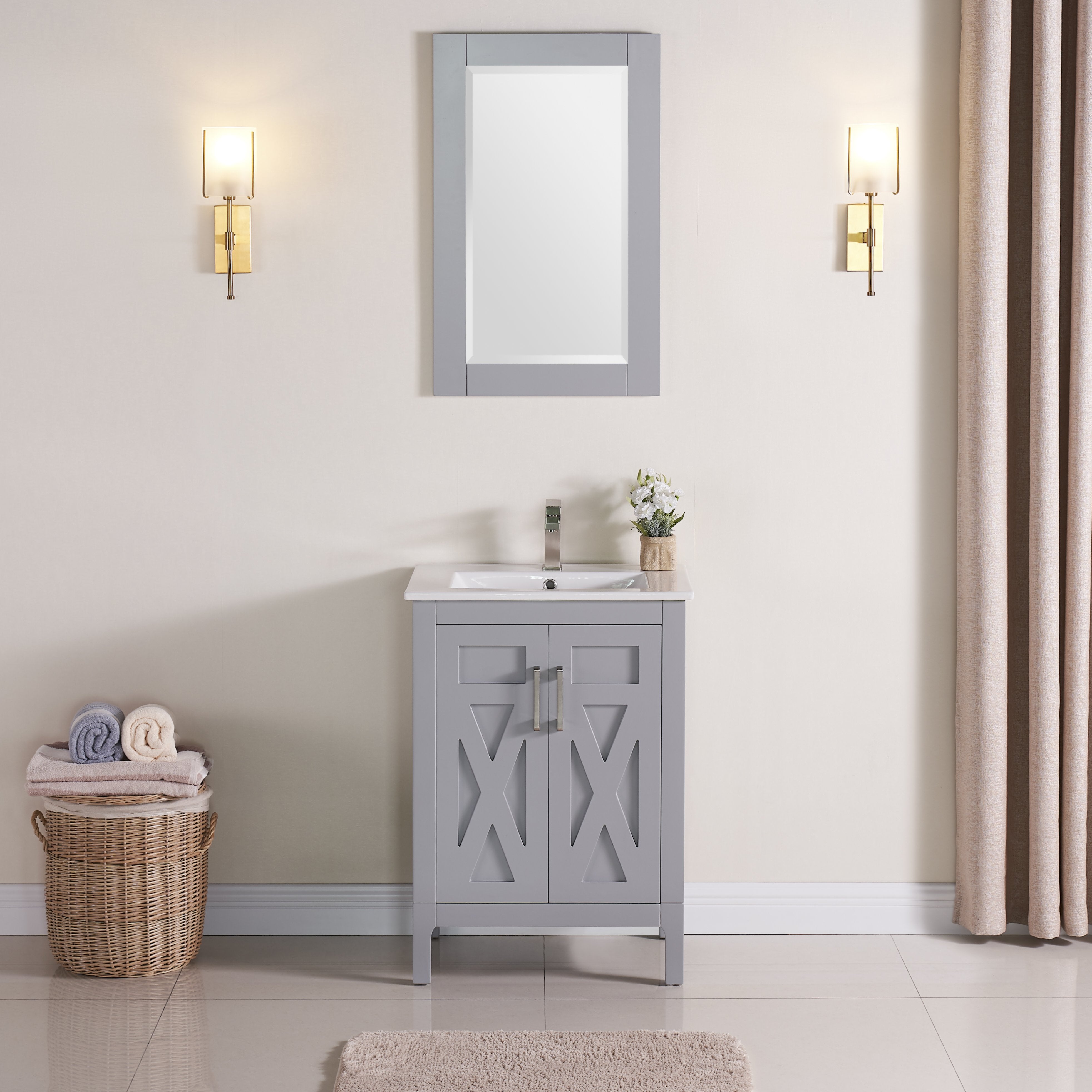 1907 Series 24'' Bathroom Vanity Cabinet Set