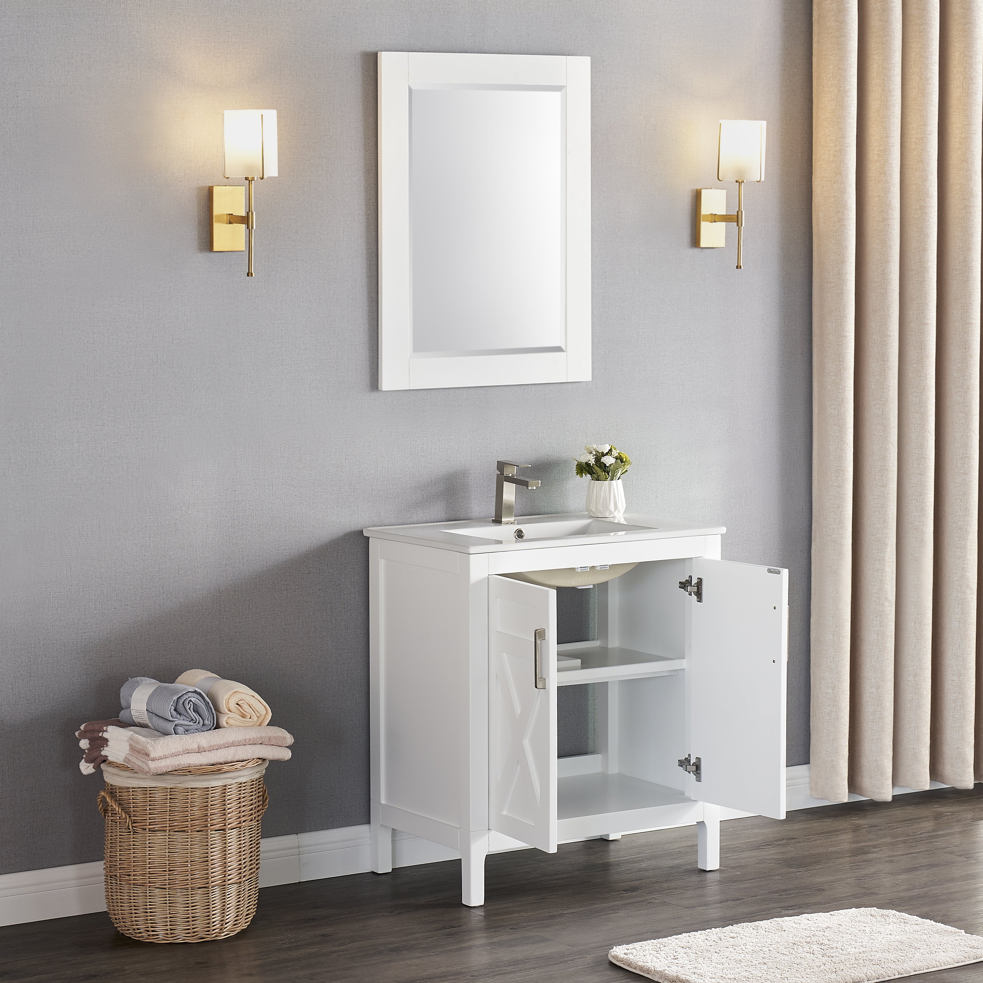 1907 Series 30'' Bathroom Vanity Cabinet Set