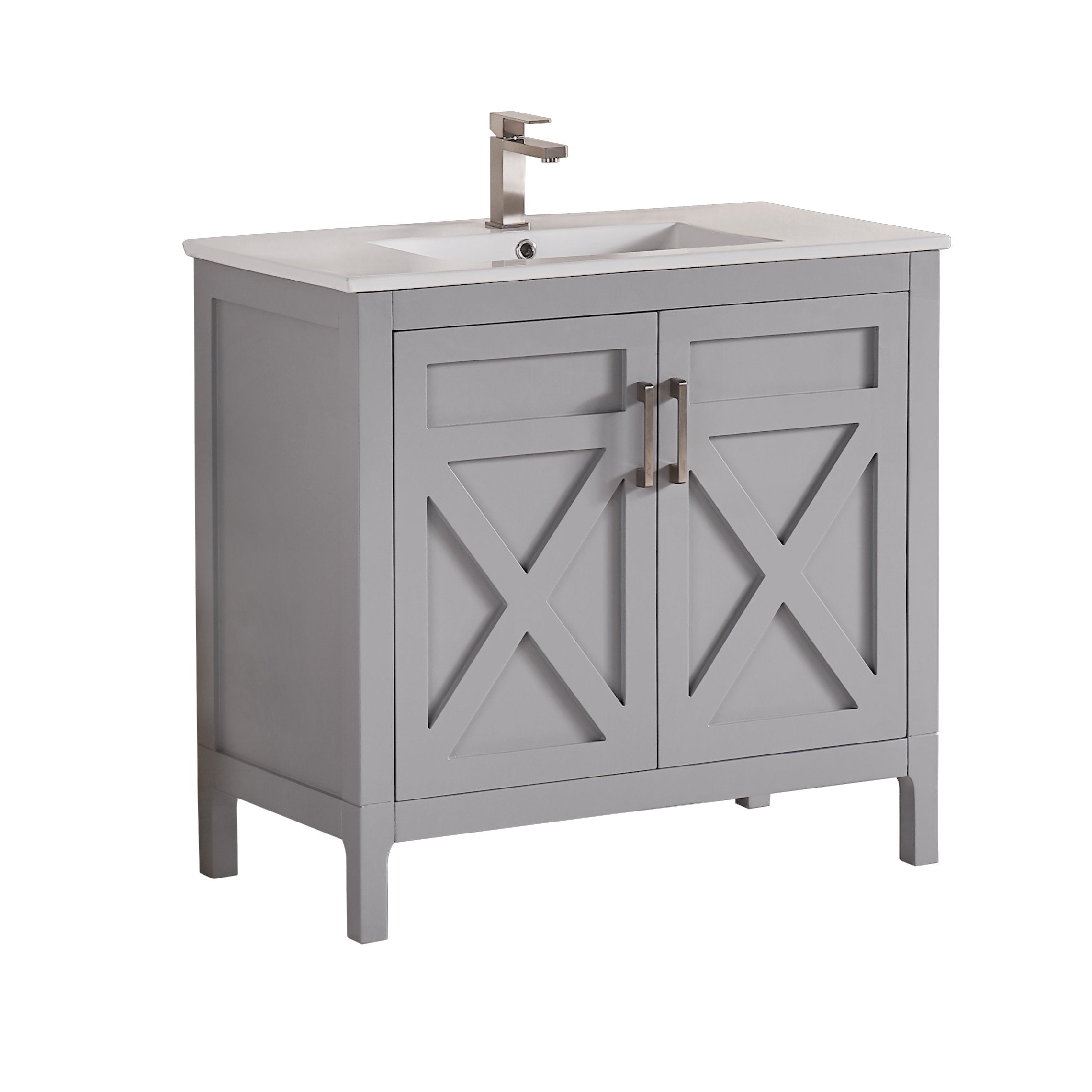 1907 Series 36Inch Bathroom Vanity Cabinet Set