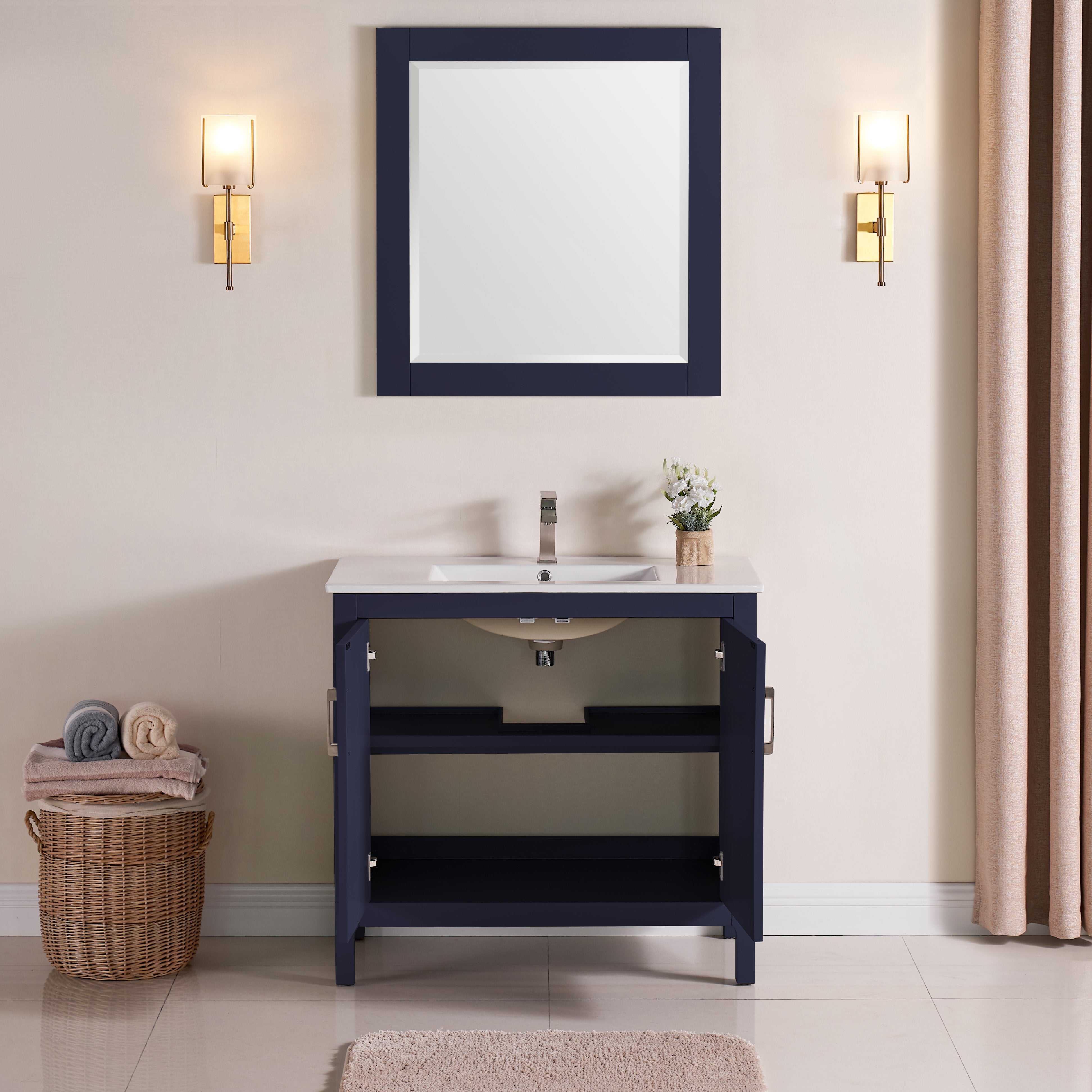 1907 Series 36Inch Bathroom Vanity Cabinet Set