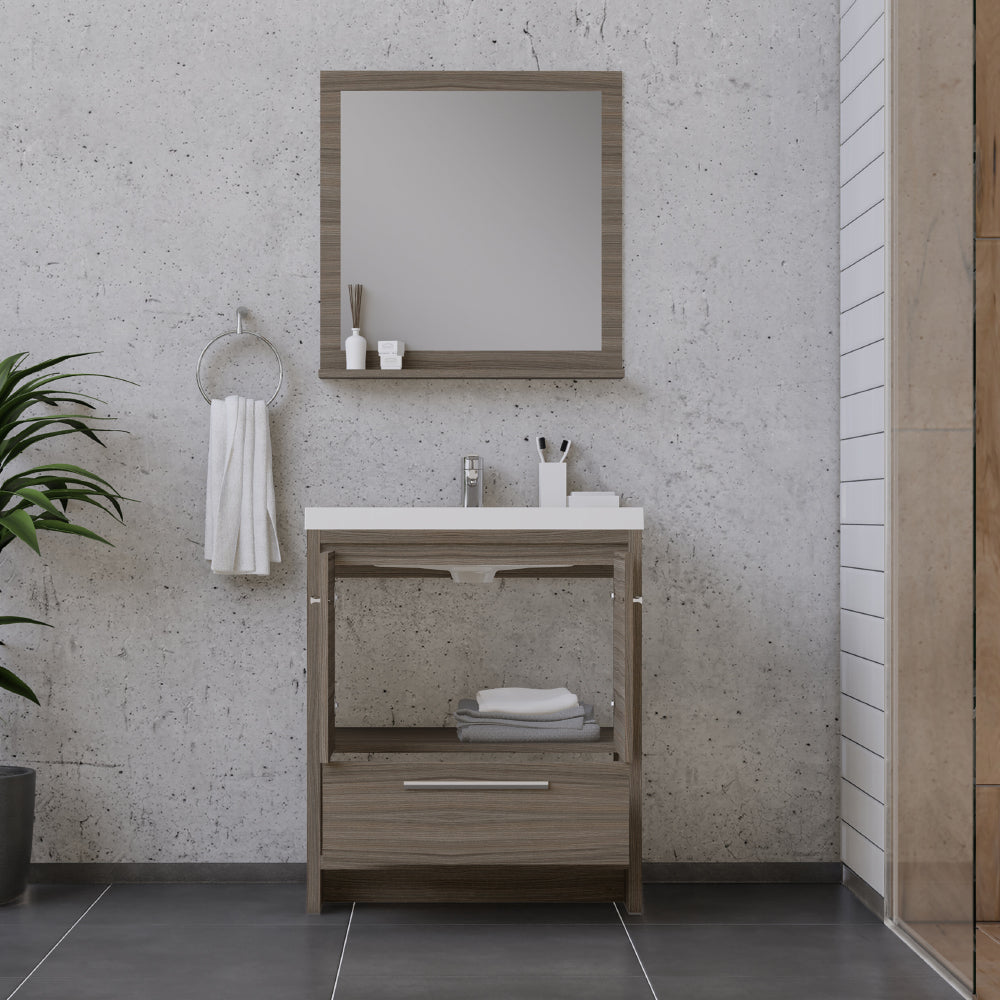 Sortino 30 inch Modern Bathroom Vanity