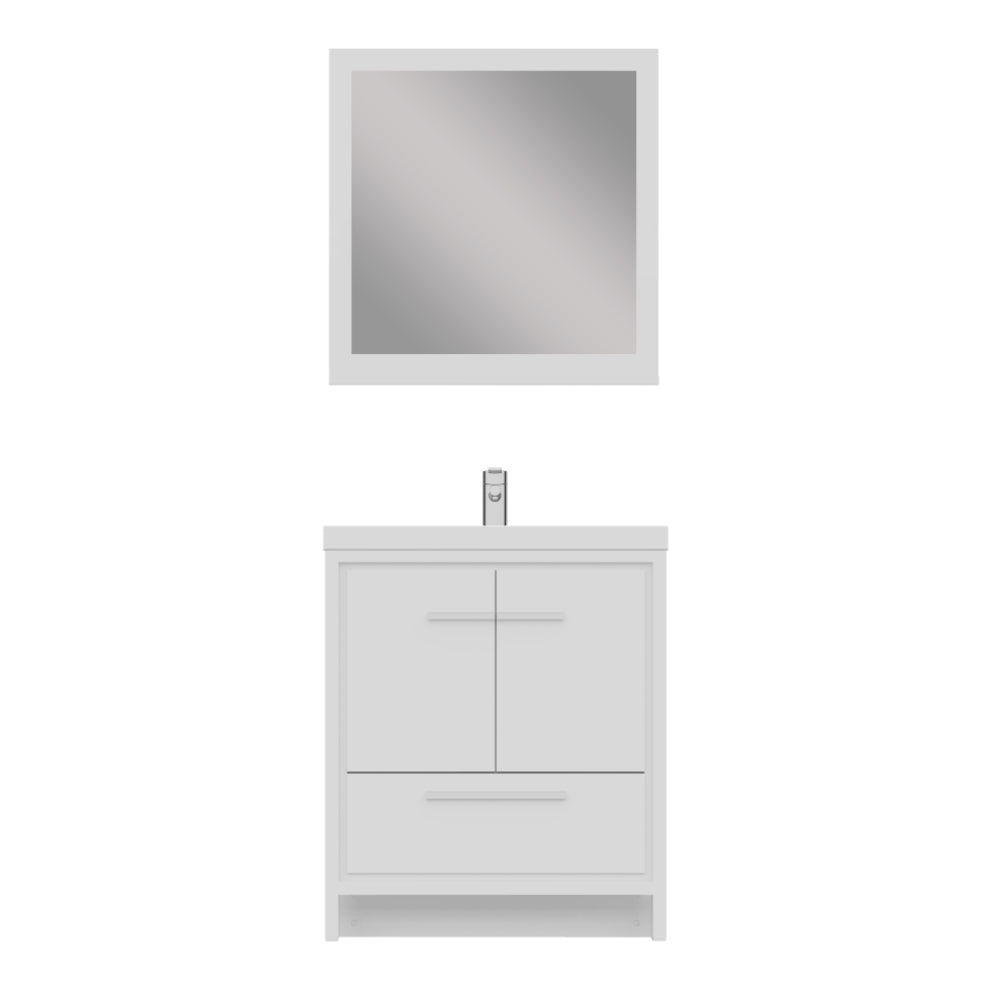 Sortino 30 inch Modern Bathroom Vanity