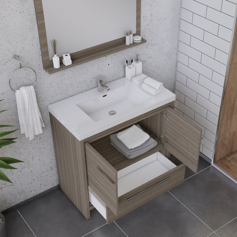 Sortino 36 inch Modern Bathroom Vanity