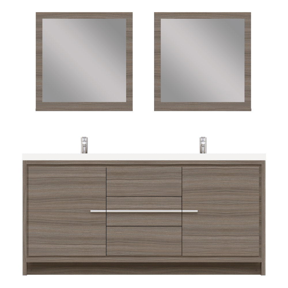 Sortino 72 inch Modern Bathroom Vanity