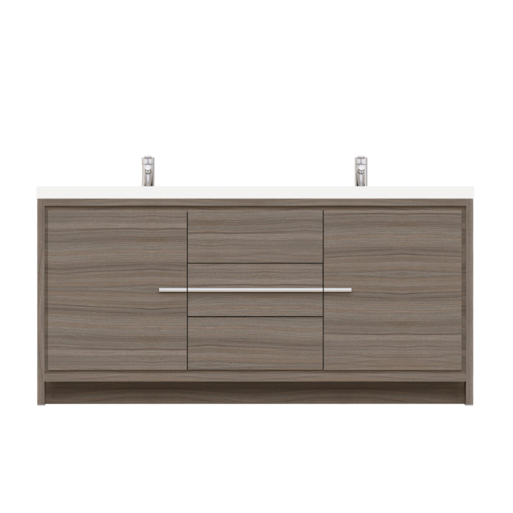 Sortino 72 inch Modern Bathroom Vanity