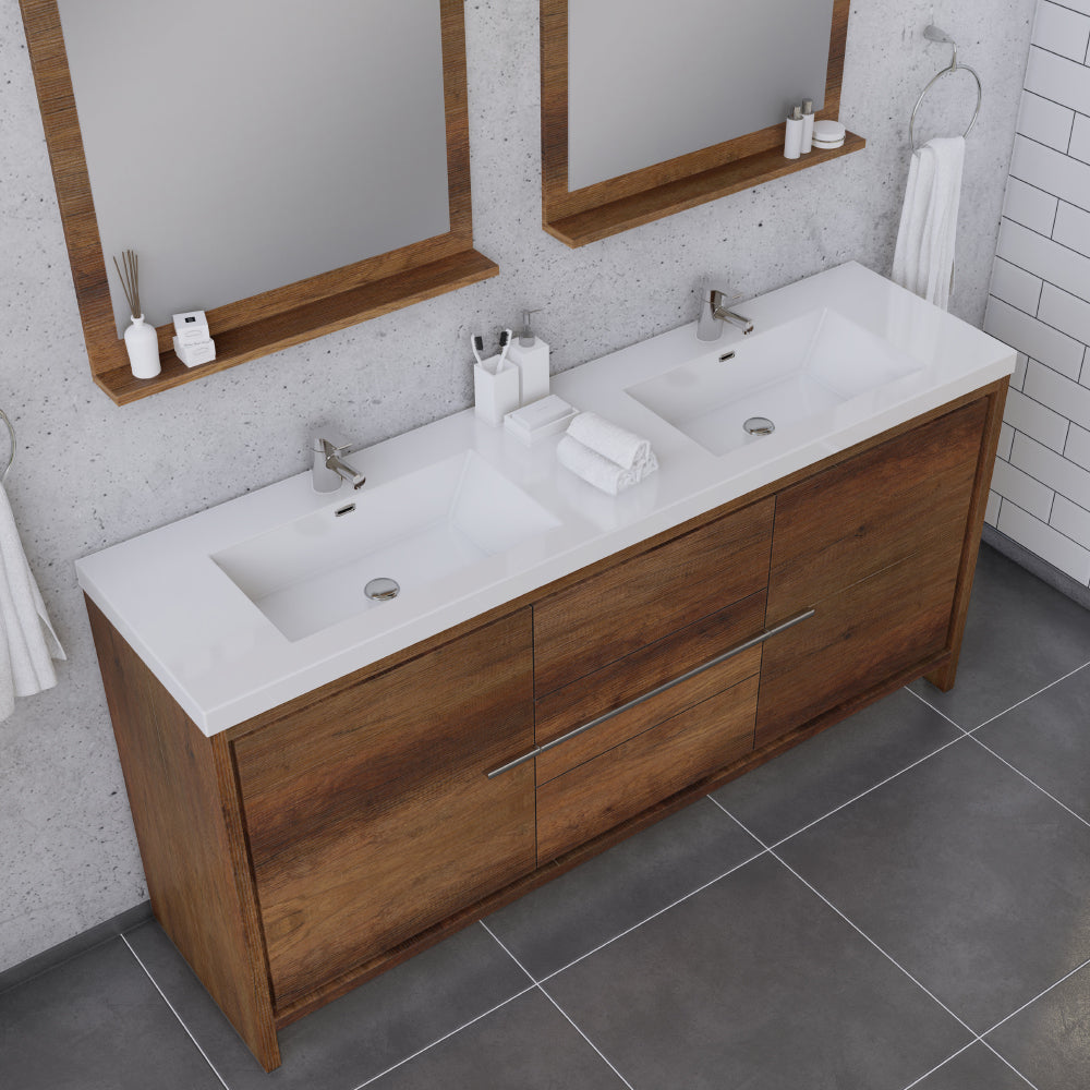 Sortino 72 inch Modern Bathroom Vanity