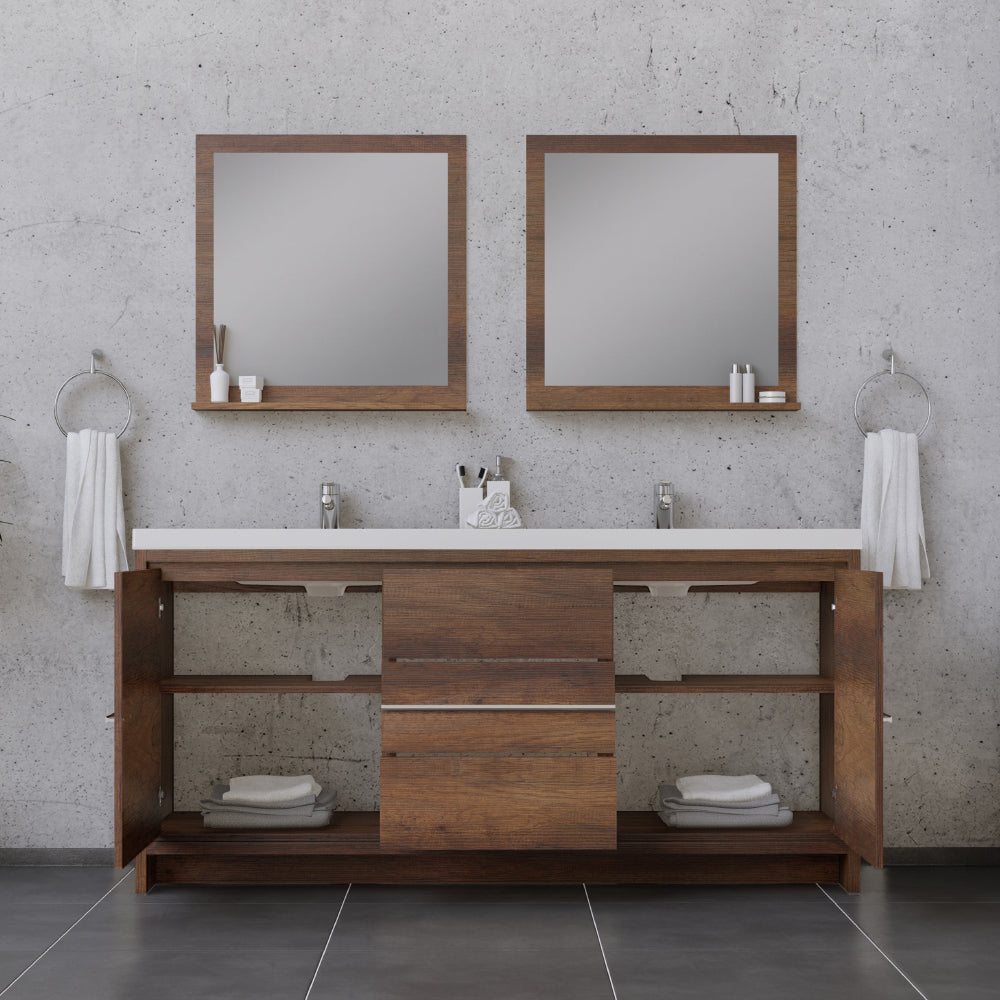 Sortino 72 inch Modern Bathroom Vanity