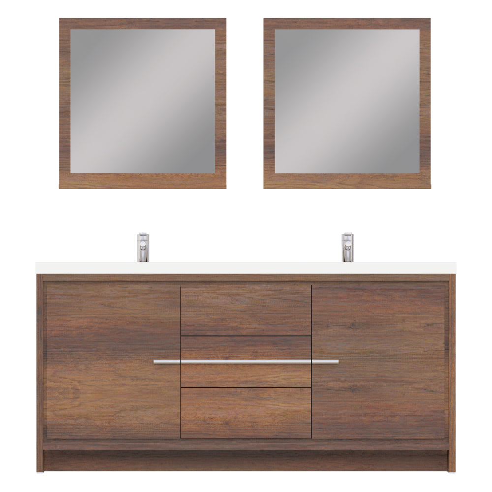 Sortino 72 inch Modern Bathroom Vanity