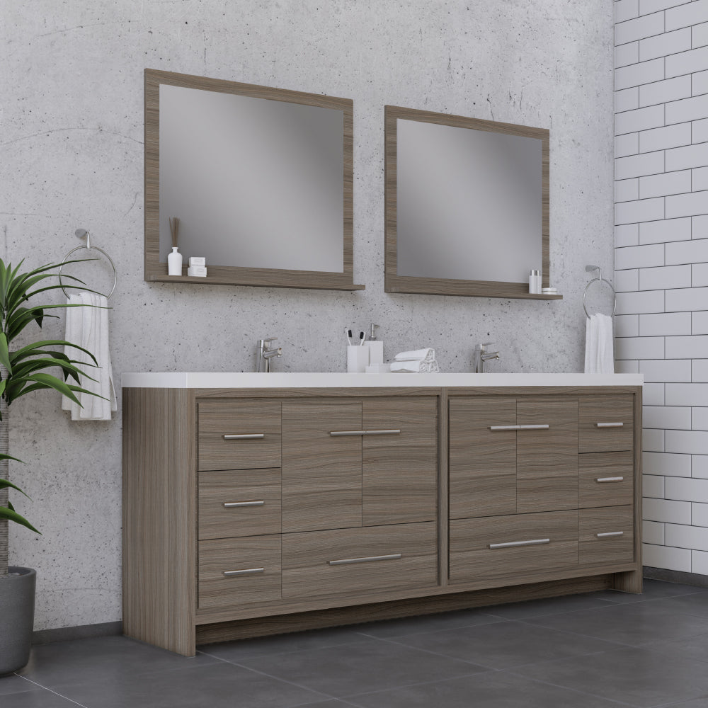 Sortino 84 inch Modern Bathroom Vanity