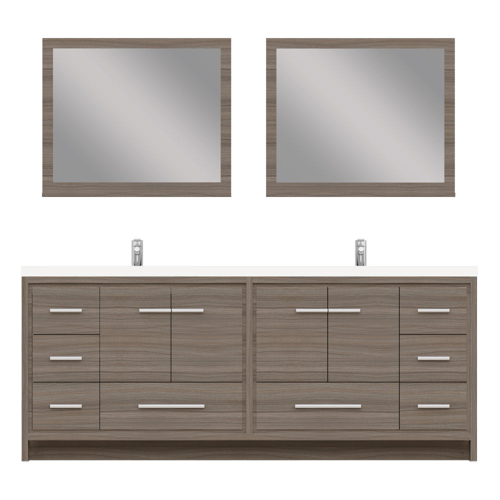 Sortino 84 inch Modern Bathroom Vanity