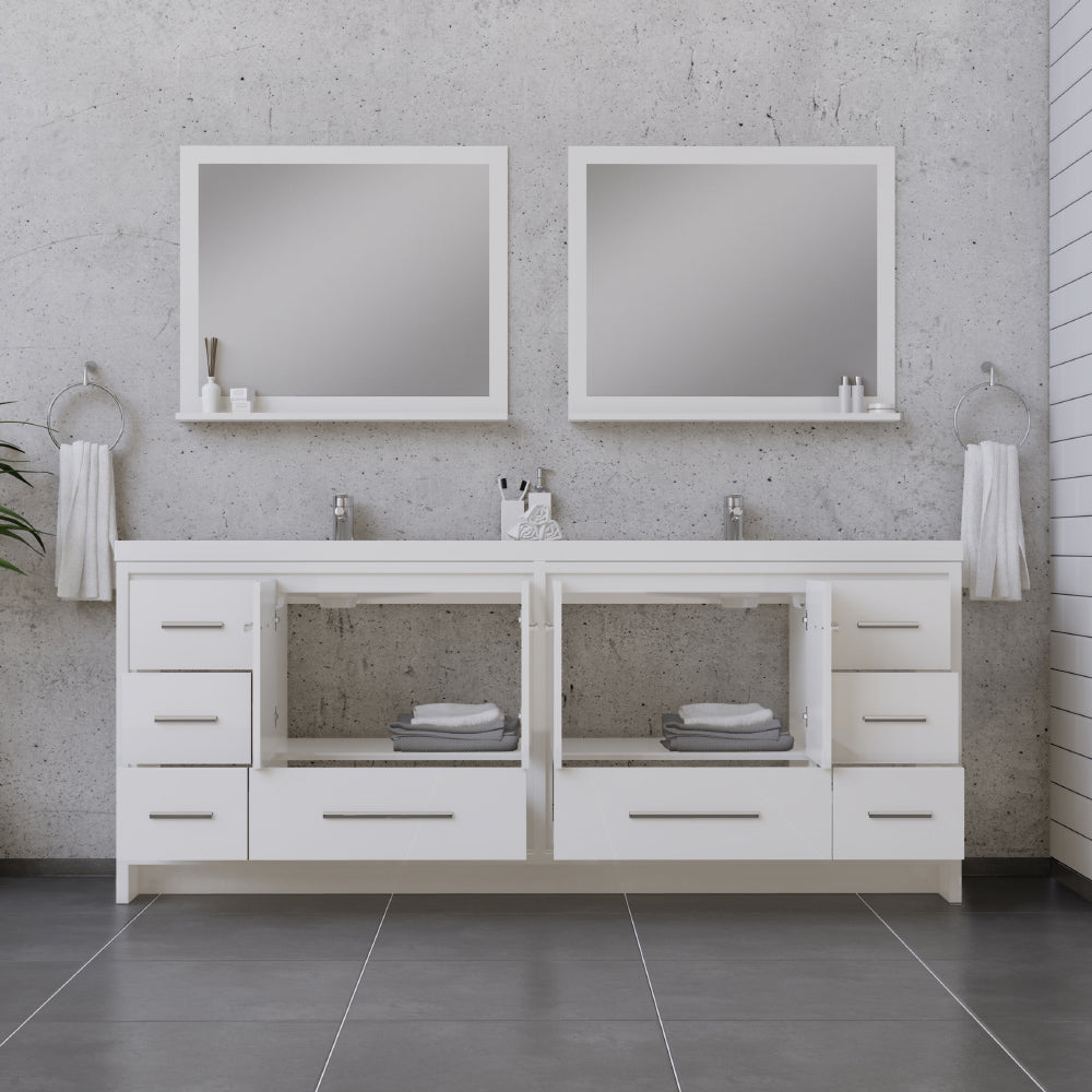 Sortino 84 inch Modern Bathroom Vanity