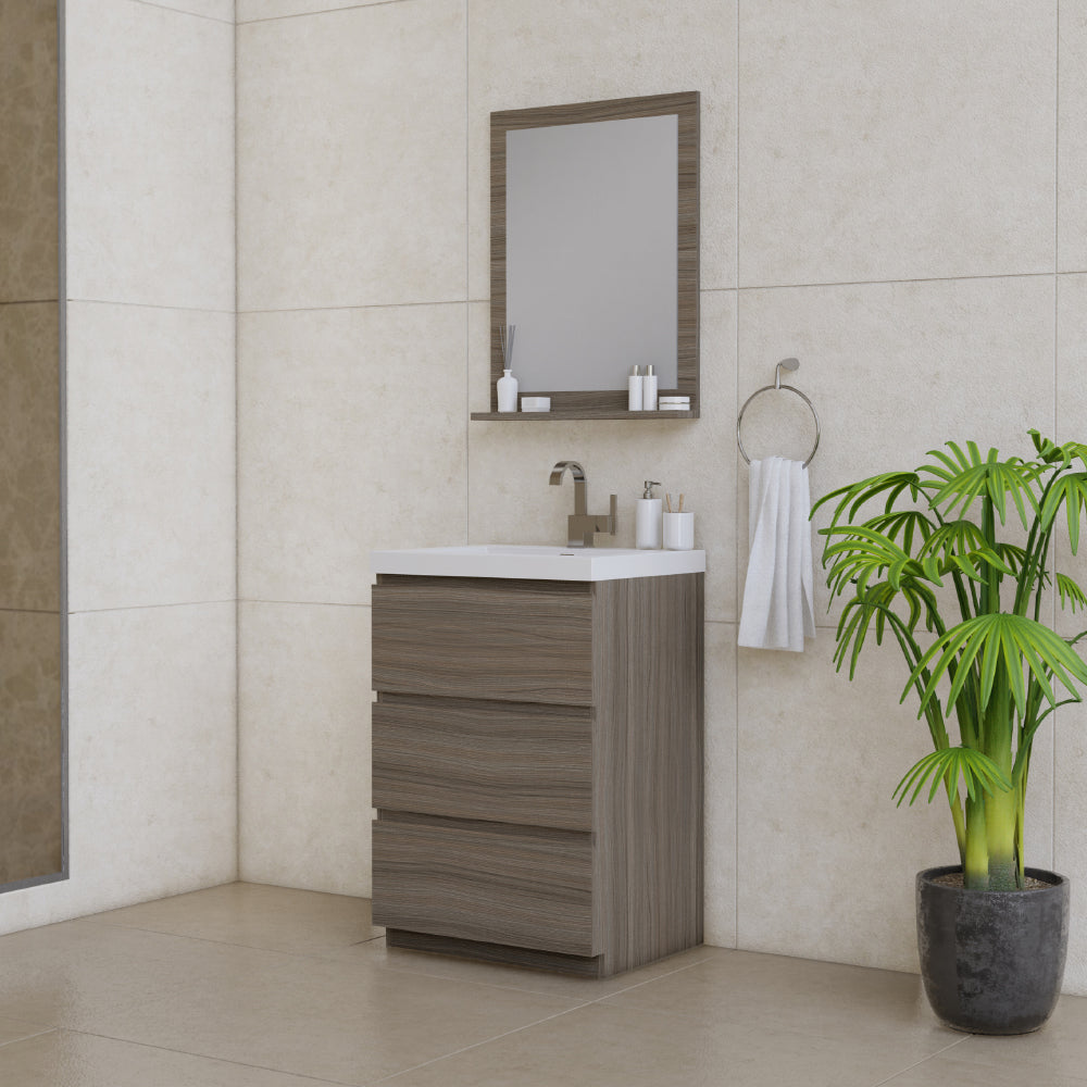 Paterno 24 inch Modern Freestanding Bathroom Vanity