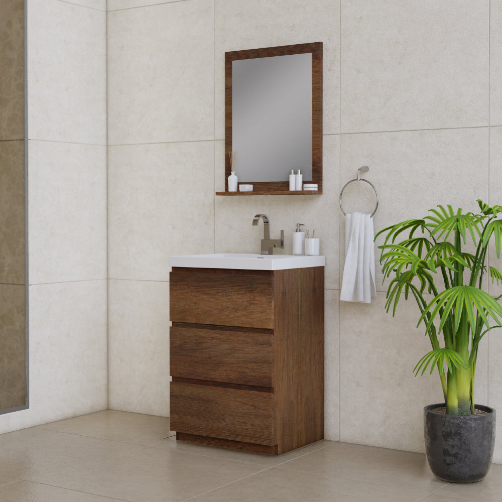 Paterno 24 inch Modern Freestanding Bathroom Vanity